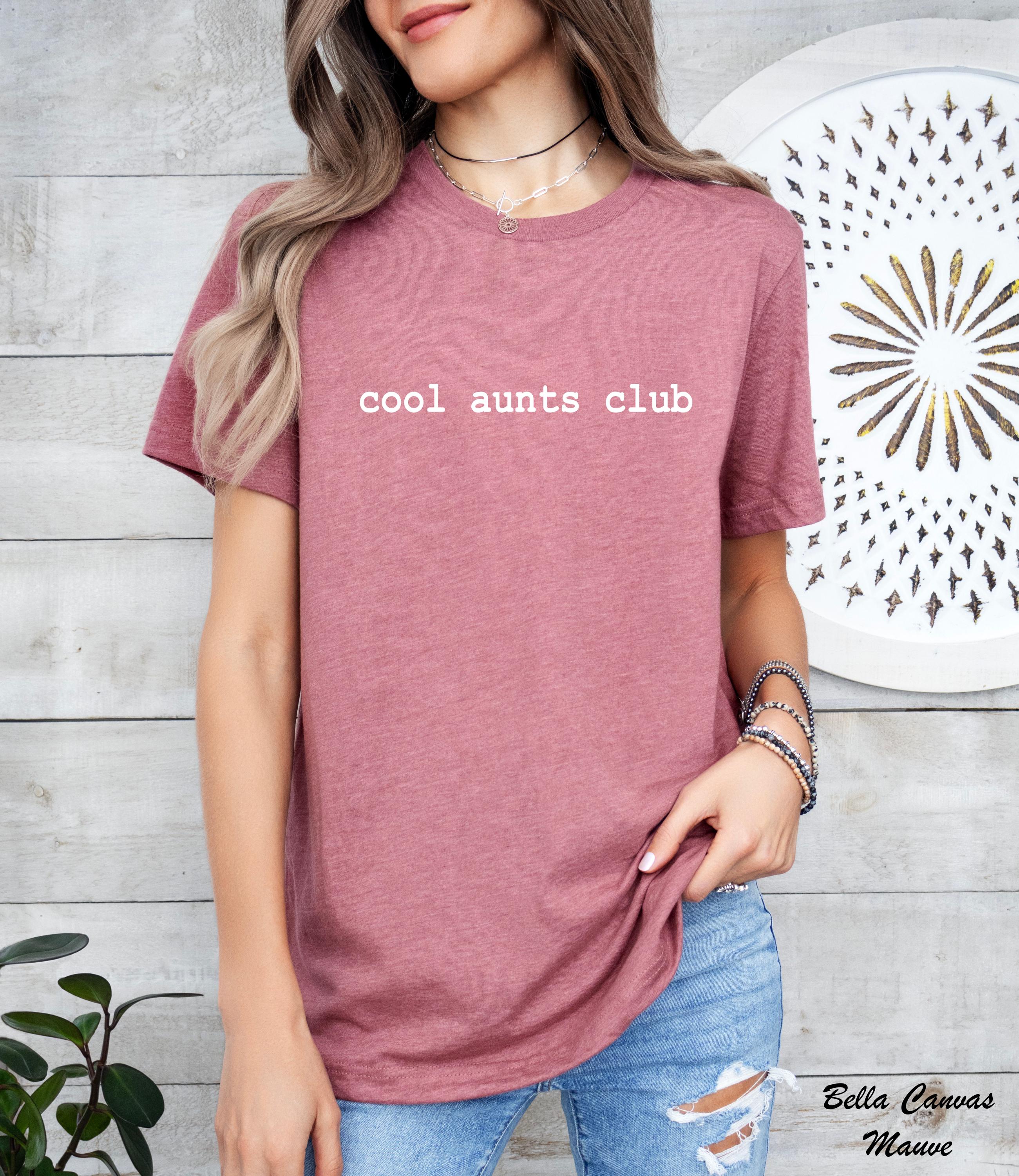 Cool Aunts Club Shirt, Pregnancy Announcement For Aunt, Favorite Aunt Shirt, Gift from Niece, Aunt Birthday Shirt, Gift for Sister