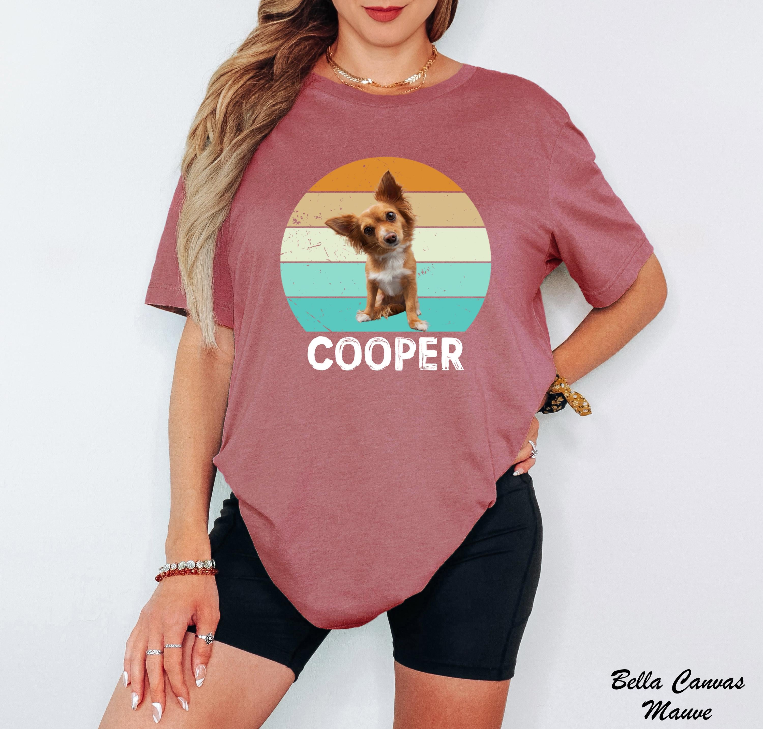 Custom Pet Portrait Shirt, Pet Memorial Gift, Pet Lover Shirt, Dog Remembrance Shirt, Pet Photo Shirt, Pet Photo and Name Custom Dog Shirt