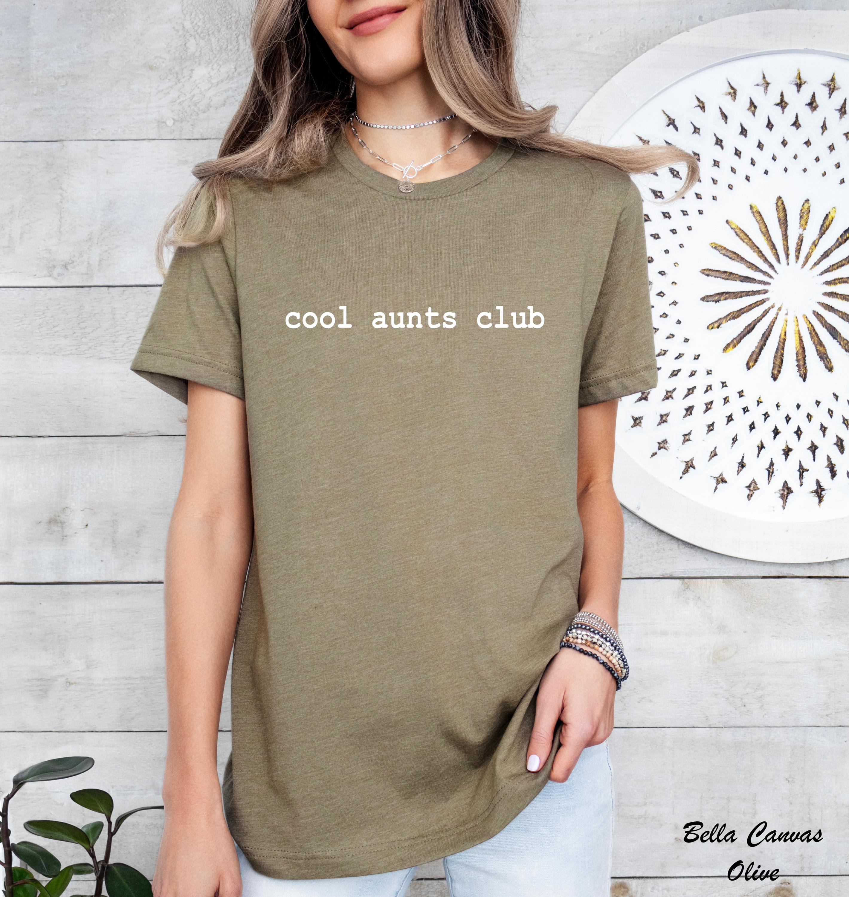 Cool Aunts Club Shirt, Pregnancy Announcement For Aunt, Favorite Aunt Shirt, Gift from Niece, Aunt Birthday Shirt, Gift for Sister