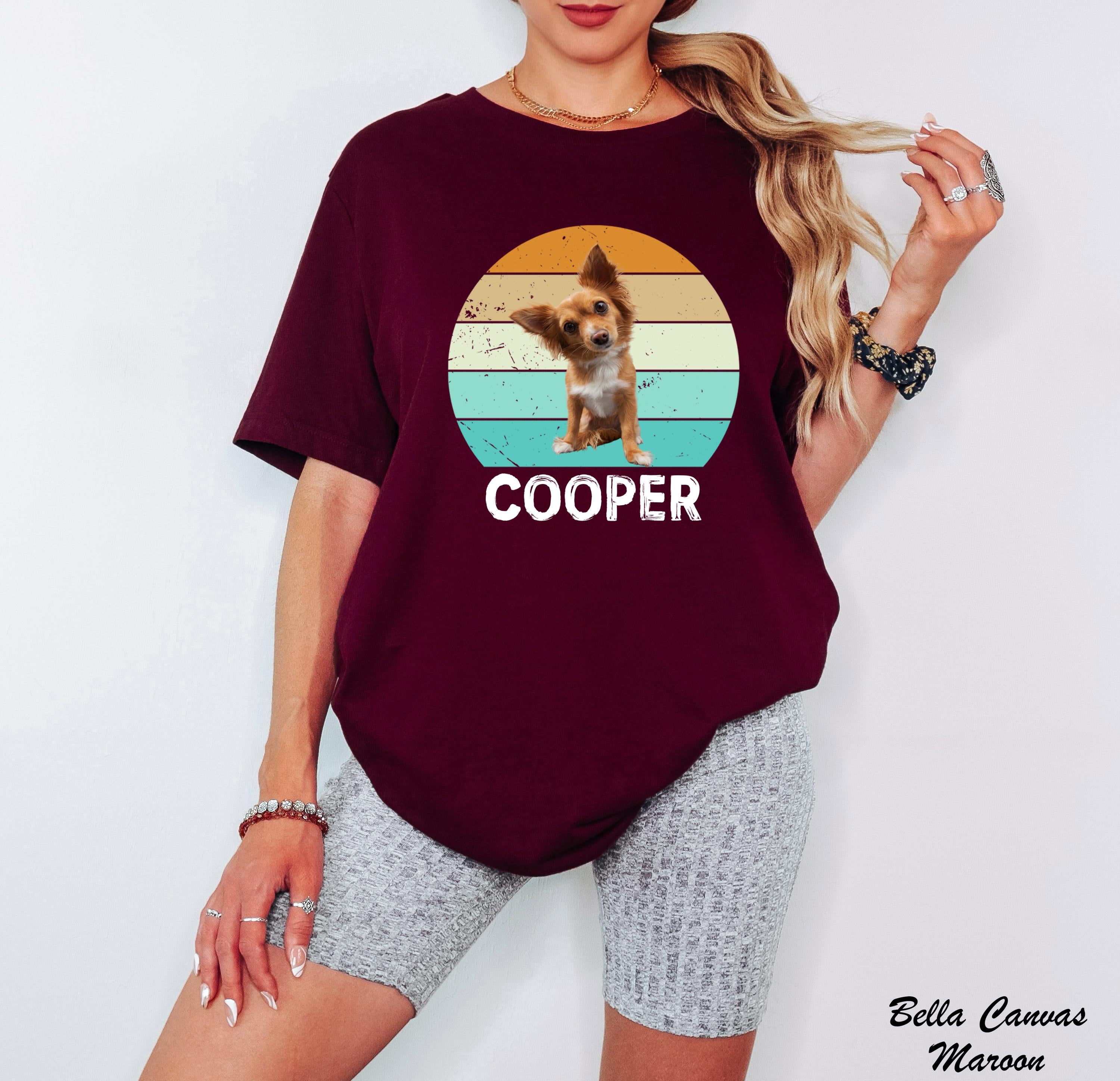 Custom Pet Portrait Shirt, Pet Memorial Gift, Pet Lover Shirt, Dog Remembrance Shirt, Pet Photo Shirt, Pet Photo and Name Custom Dog Shirt