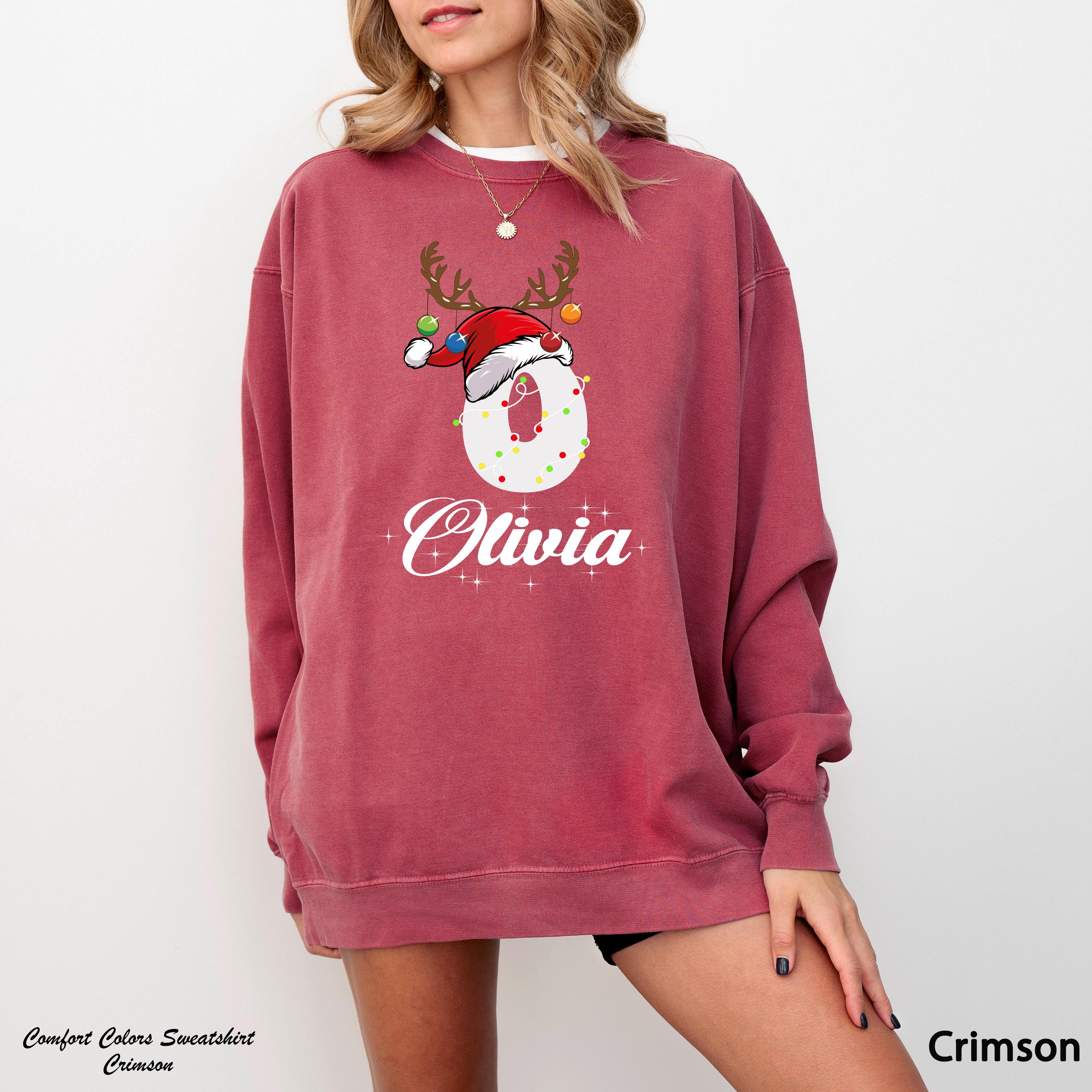 Family Christmas Name Sweatshirt, Personalized Christmas Family T-Shirt, Matching Family Christmas,Monogrammed Family Christmas Sweatshirt