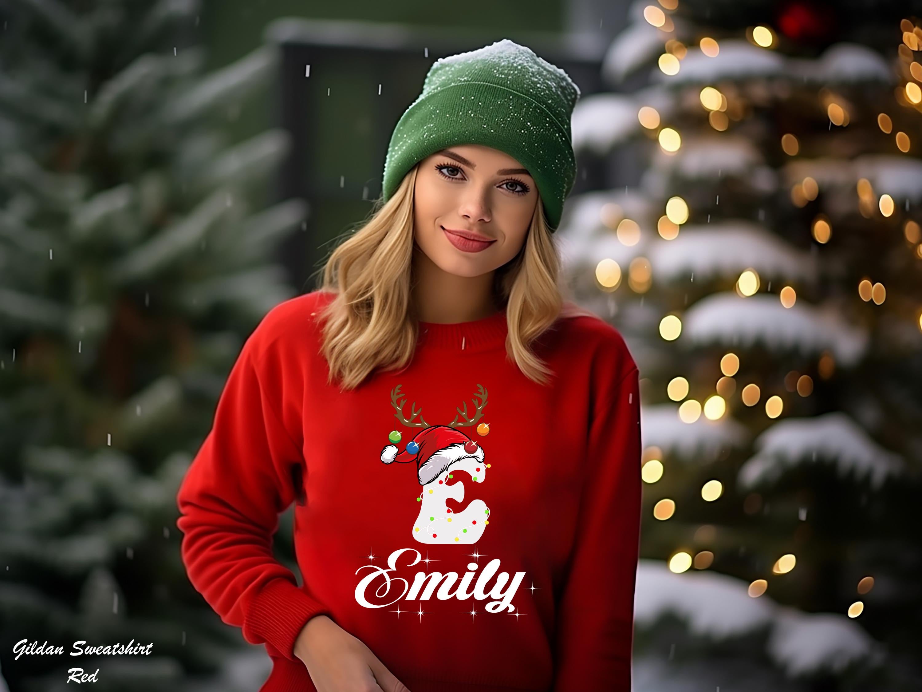 Family Christmas Name Sweatshirt, Personalized Christmas Family T-Shirt, Matching Family Christmas,Monogrammed Family Christmas Sweatshirt