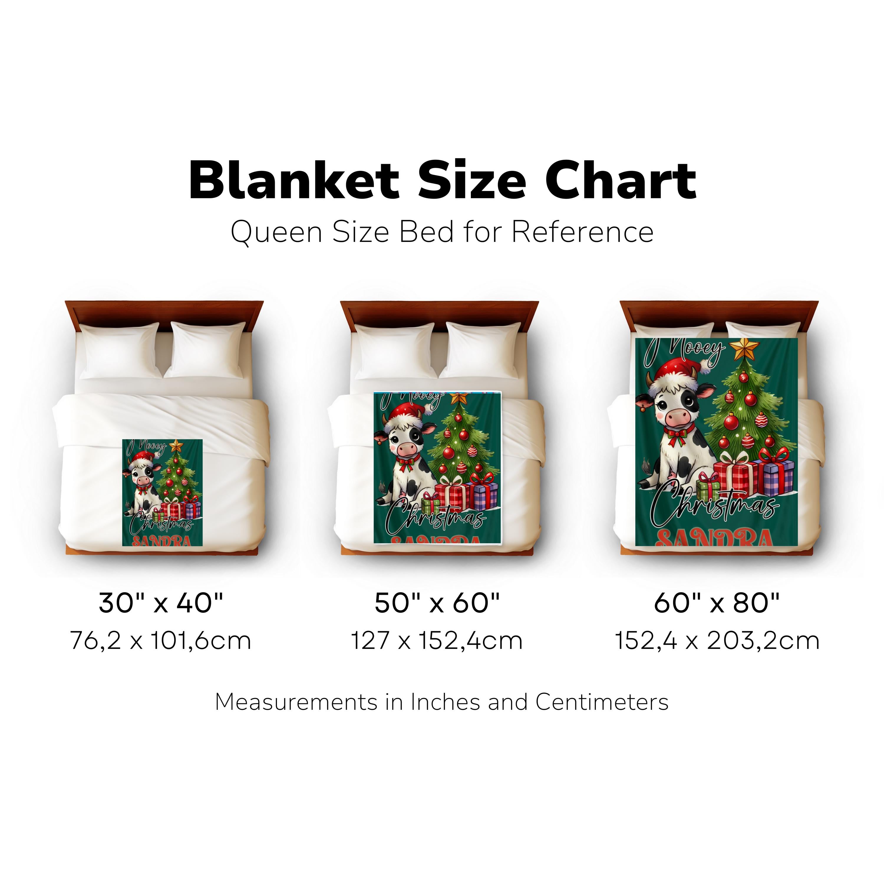 Christmas Mooey Blanket,Farmhouse Holiday Decor,Cows Lover Gift,Cow Christmas Quilted Blanket,Cozy Farmhouse Xmas Quilt,Farm Animal Throw