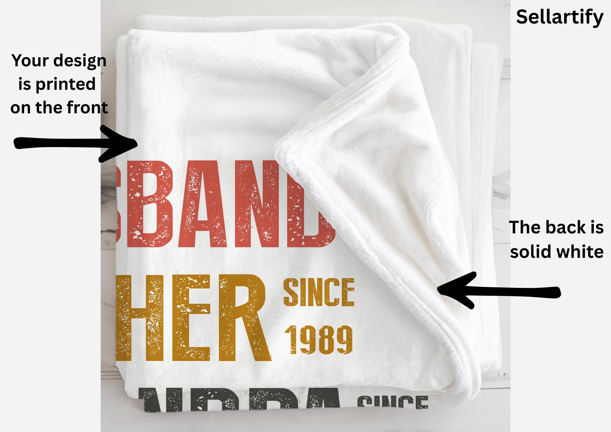 Personalized Legend Since Blanket, Custom Dad, Husband, Grandad Gift, Custom Father's Day Blanket, Legend Husband Dad Grandpa Blanket Gift