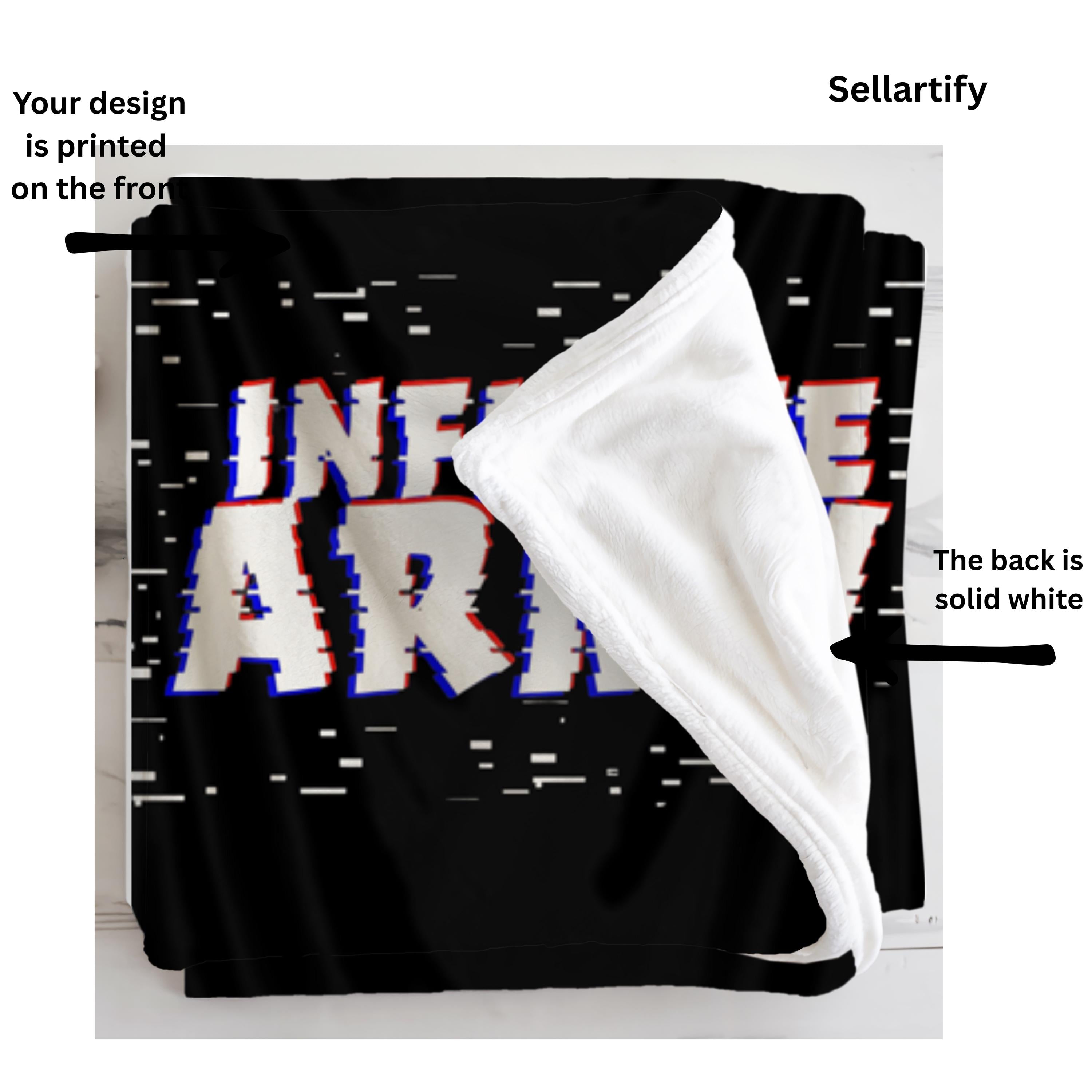 Infinite Army Blanket,Tactical Gamer Throw,Military Strategy Game Inspired Throw,Army Style Decor Gift for Gamer,Military Style Gift for Him