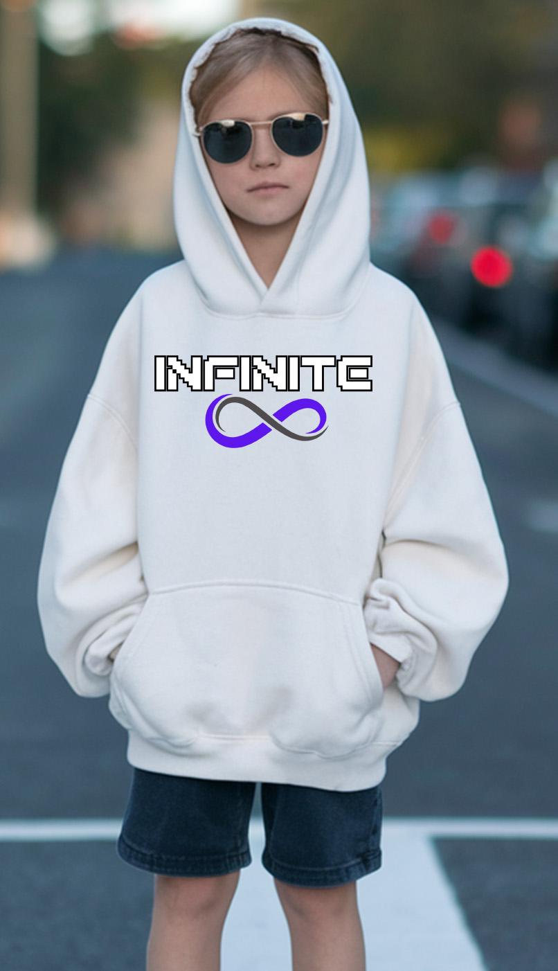 Caylus Gaming Infinite Army Logo Pullover Hoodie for Adults Kids,Infinite Hoodie Minimal Gamer Hoodie,Military Style Geek Gift,Caylus Merch