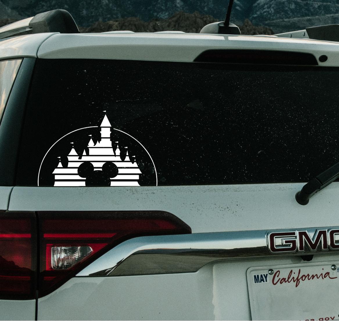 Disney Magical Kingdom Car Decal,Disney Nursery Wall Decor,Disney Wall Sticker,Disney Family Trip,Disney Kids Room Decal,Disney Wall Decal