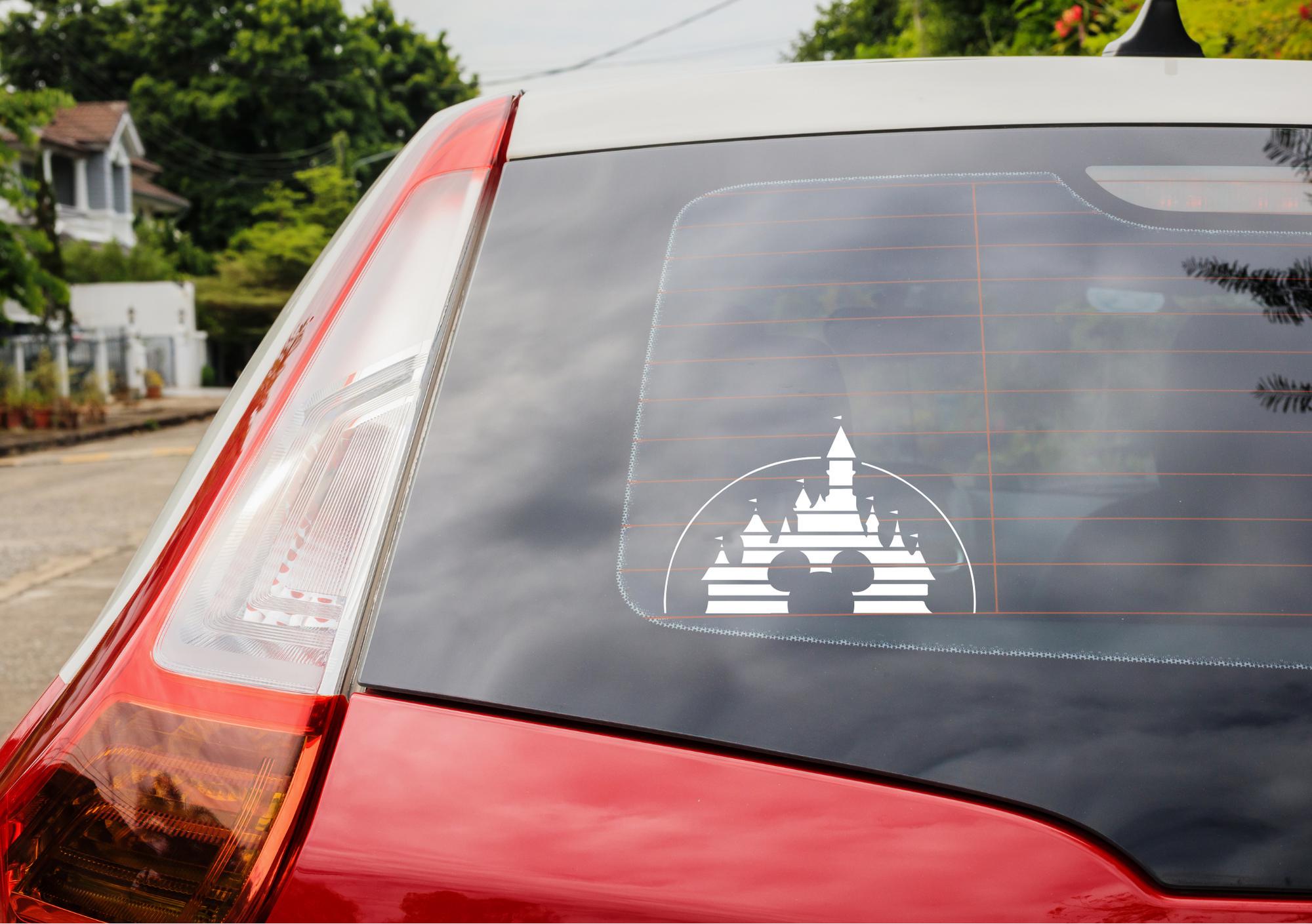 Disney Magical Kingdom Car Decal,Disney Nursery Wall Decor,Disney Wall Sticker,Disney Family Trip,Disney Kids Room Decal,Disney Wall Decal