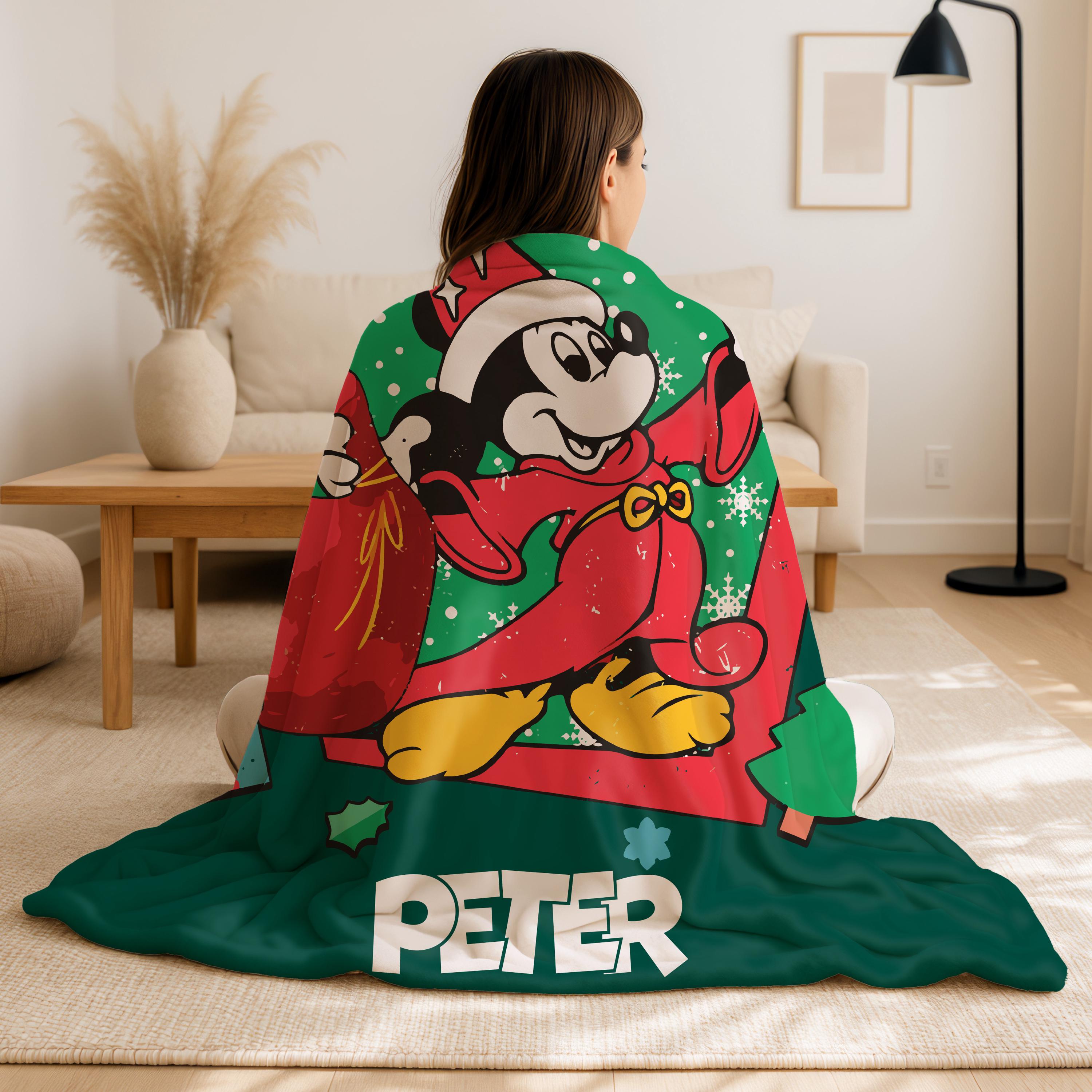 Sorcerer Mickey Throw Blanket, Disneyland Mickey Mouse Blanket, Fantasia's The Sorcerer Blanket, Magic Kingdom Blanket, Magician Mickey