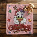 Disney Christmas Daisy Blanket,Disney Plush Blanket Kids Throw Blanket,Girl Disney Home Decor,Nursery Blanket,Wdw Daisy Disneyland Blanket