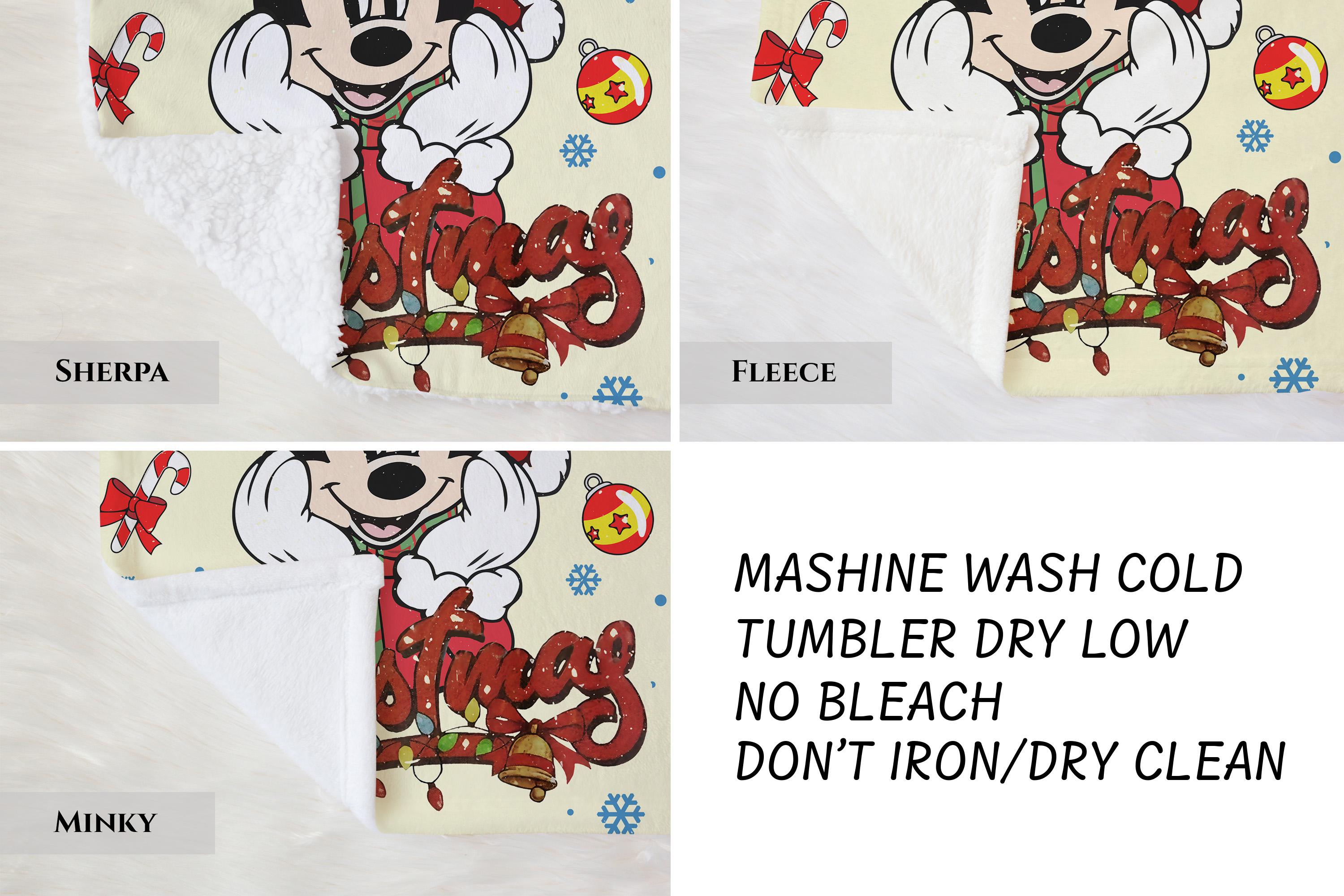 Mickey Disney Christmas Blanket, Mickey Blanket, Disneyland Mickey Santa Claus Christmas Couch Sofa Blanket, Toddler Christmas Party Gift