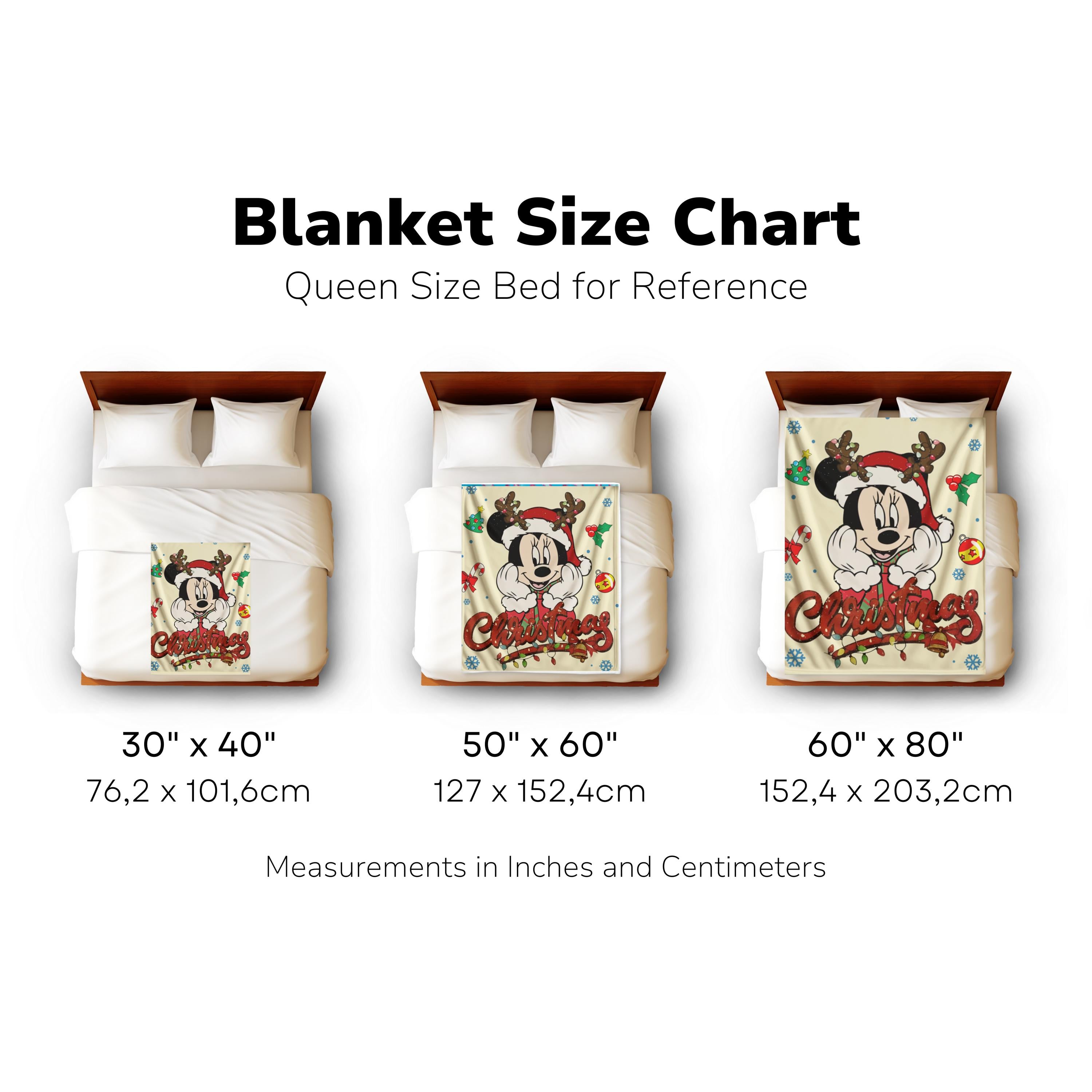 Mickey Disney Christmas Blanket, Mickey Blanket, Disneyland Mickey Santa Claus Christmas Couch Sofa Blanket, Toddler Christmas Party Gift