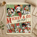 Retro Mickey & Co 1928 Blanket,Disney Blanket Gift for Kids,Mickey Mouse Blankets,Nursery Blanket,Magic Kingdom Blanket,Disney Birthday Girl