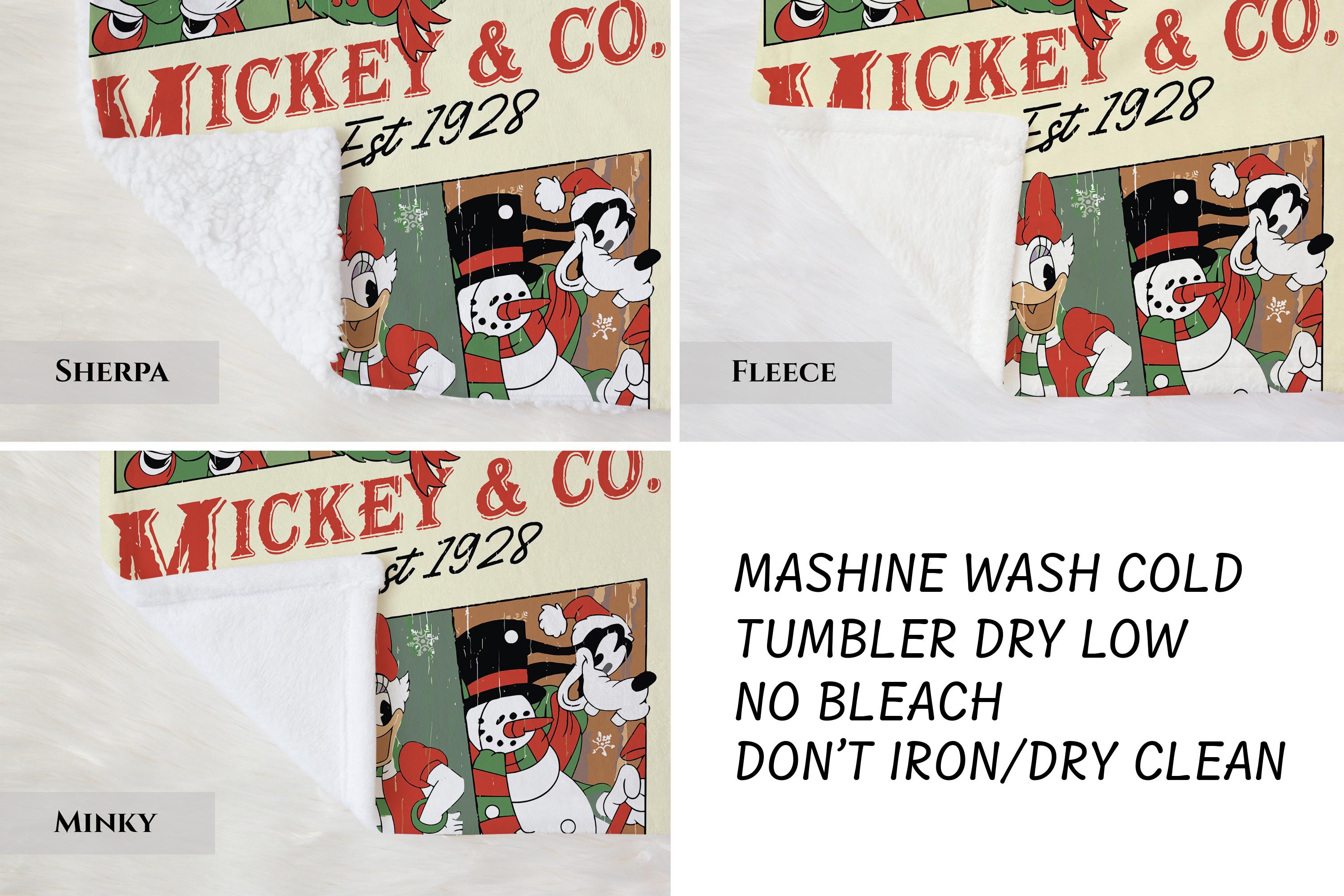 Retro Mickey & Co 1928 Blanket,Disney Blanket Gift for Kids,Mickey Mouse Blankets,Nursery Blanket,Magic Kingdom Blanket,Disney Birthday Girl