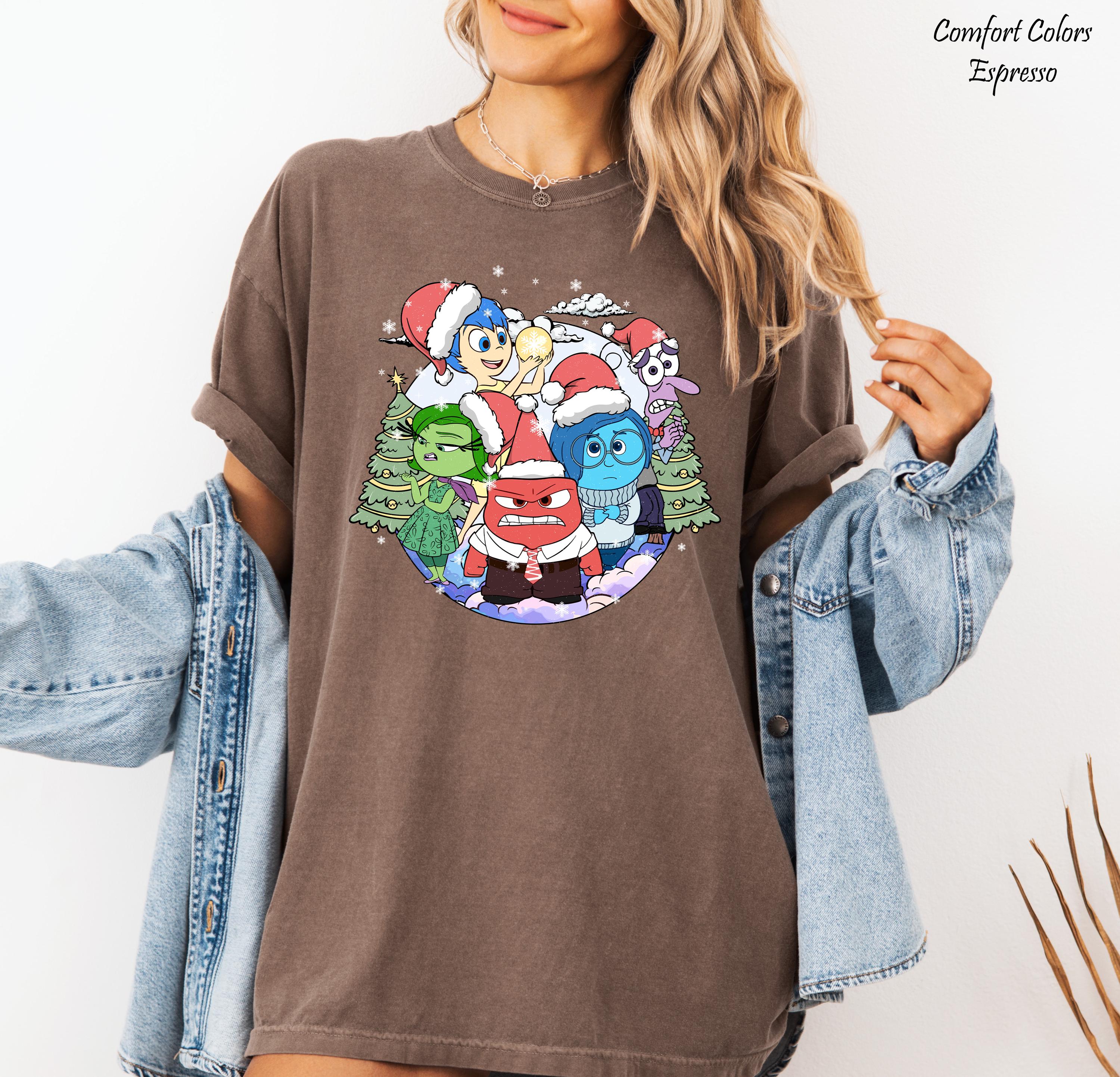 Disney Pixar Inside Out Christmas Shirt, Inside Out Characters Shirt, Disney Emotions Shirt, Disney Feelings Shirt, Mental Health Shirt