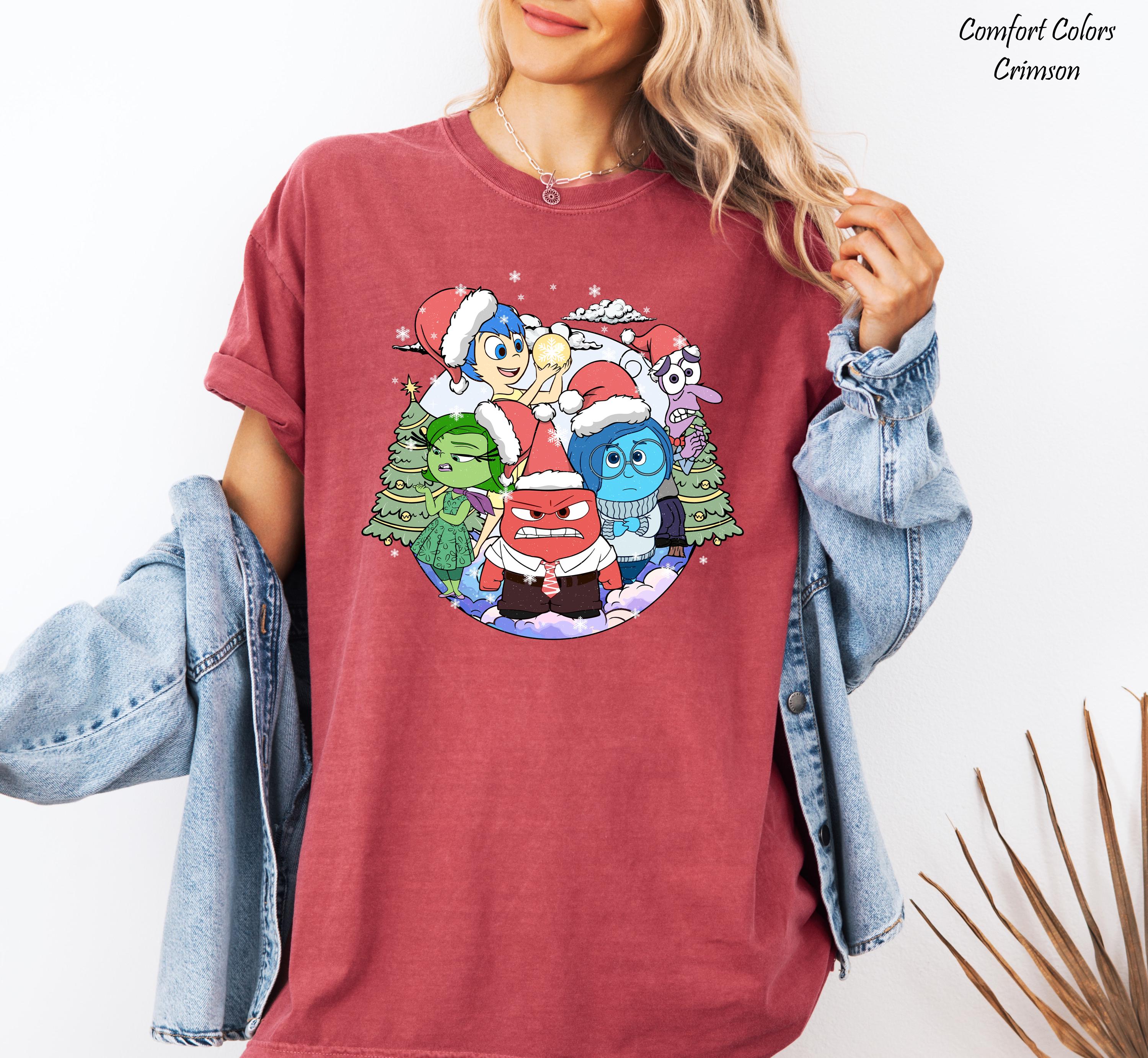 Disney Pixar Inside Out Christmas Shirt, Inside Out Characters Shirt, Disney Emotions Shirt, Disney Feelings Shirt, Mental Health Shirt