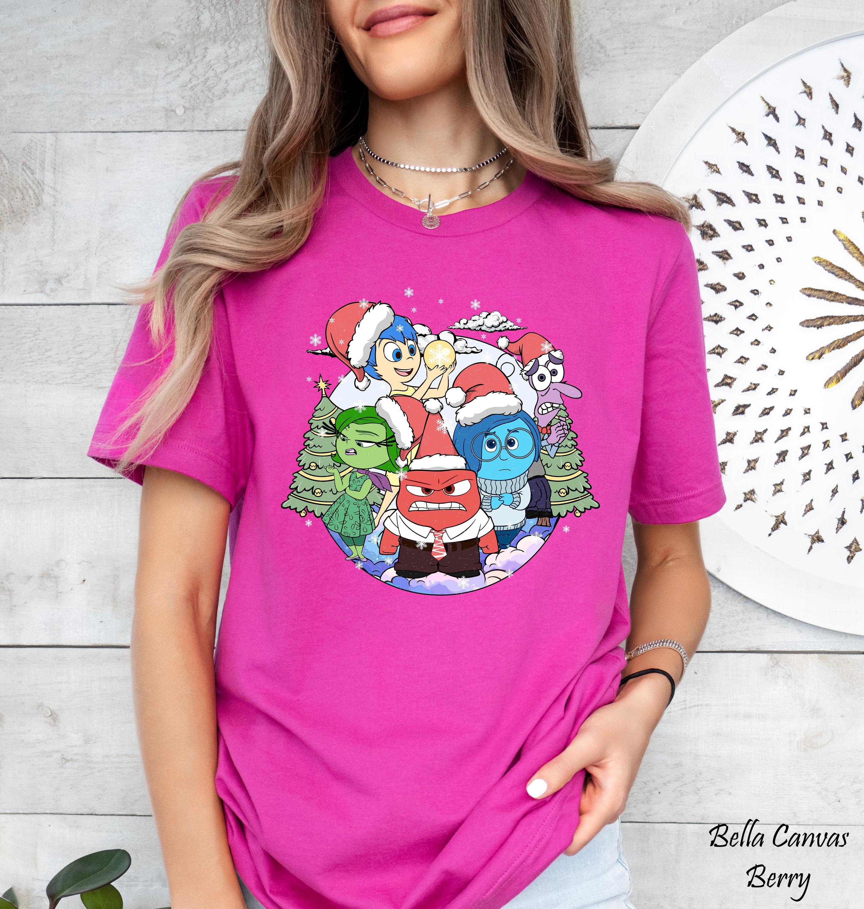 Disney Pixar Inside Out Christmas Shirt, Inside Out Characters Shirt, Disney Emotions Shirt, Disney Feelings Shirt, Mental Health Shirt