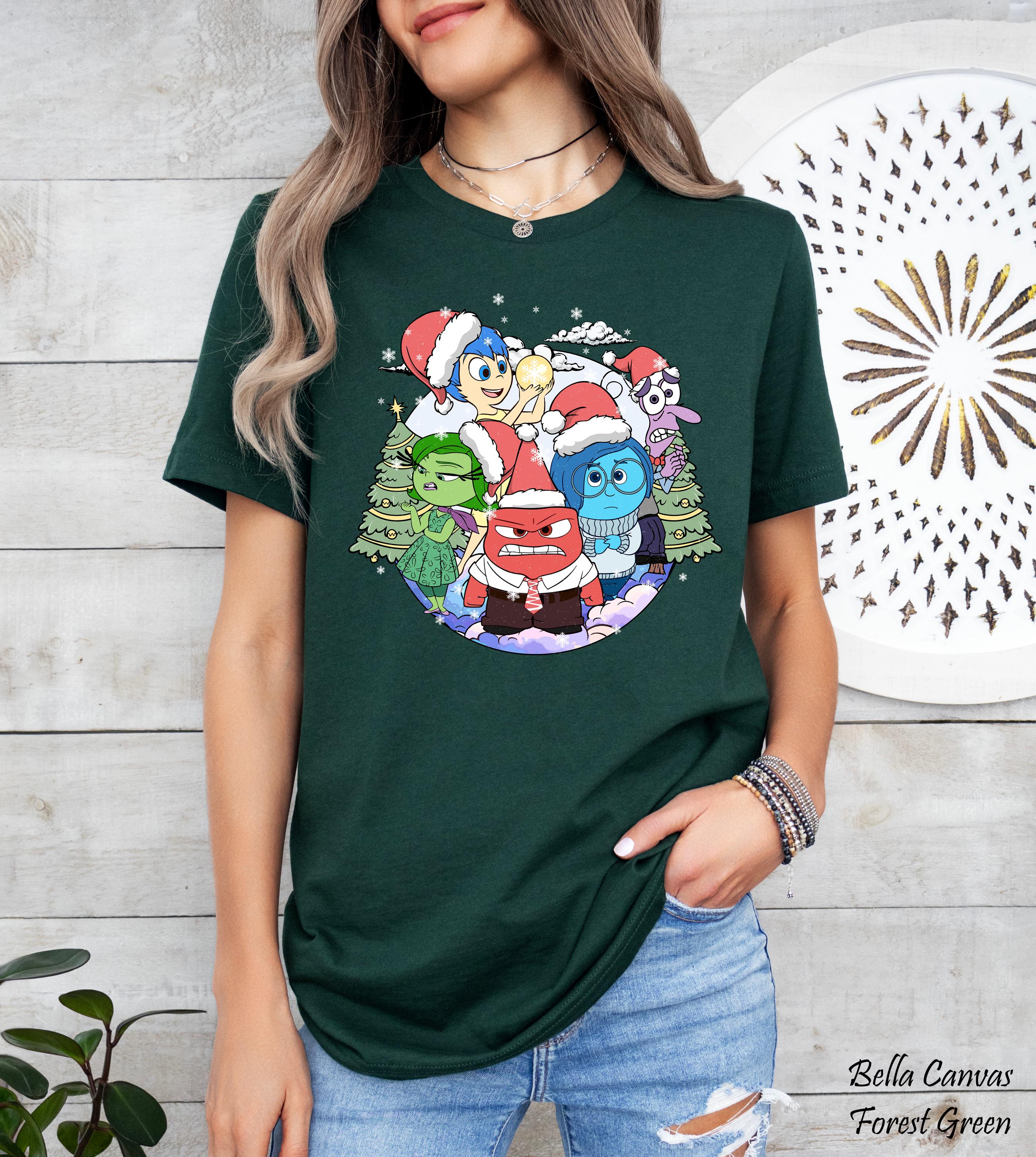 Disney Pixar Inside Out Christmas Shirt, Inside Out Characters Shirt, Disney Emotions Shirt, Disney Feelings Shirt, Mental Health Shirt