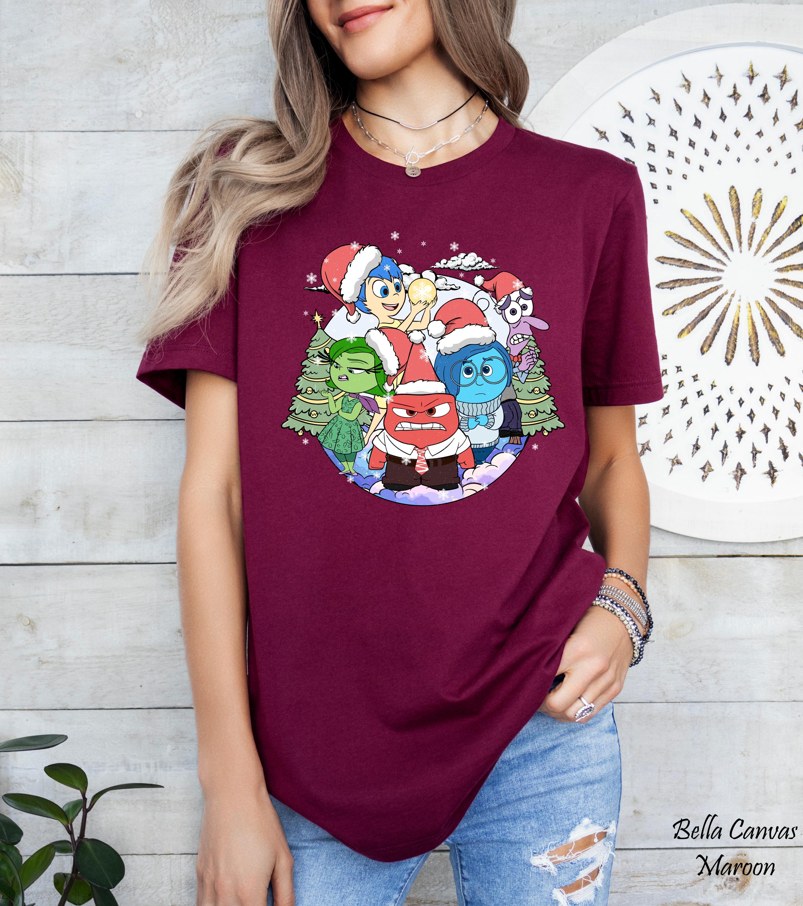 Disney Pixar Inside Out Christmas Shirt, Inside Out Characters Shirt, Disney Emotions Shirt, Disney Feelings Shirt, Mental Health Shirt
