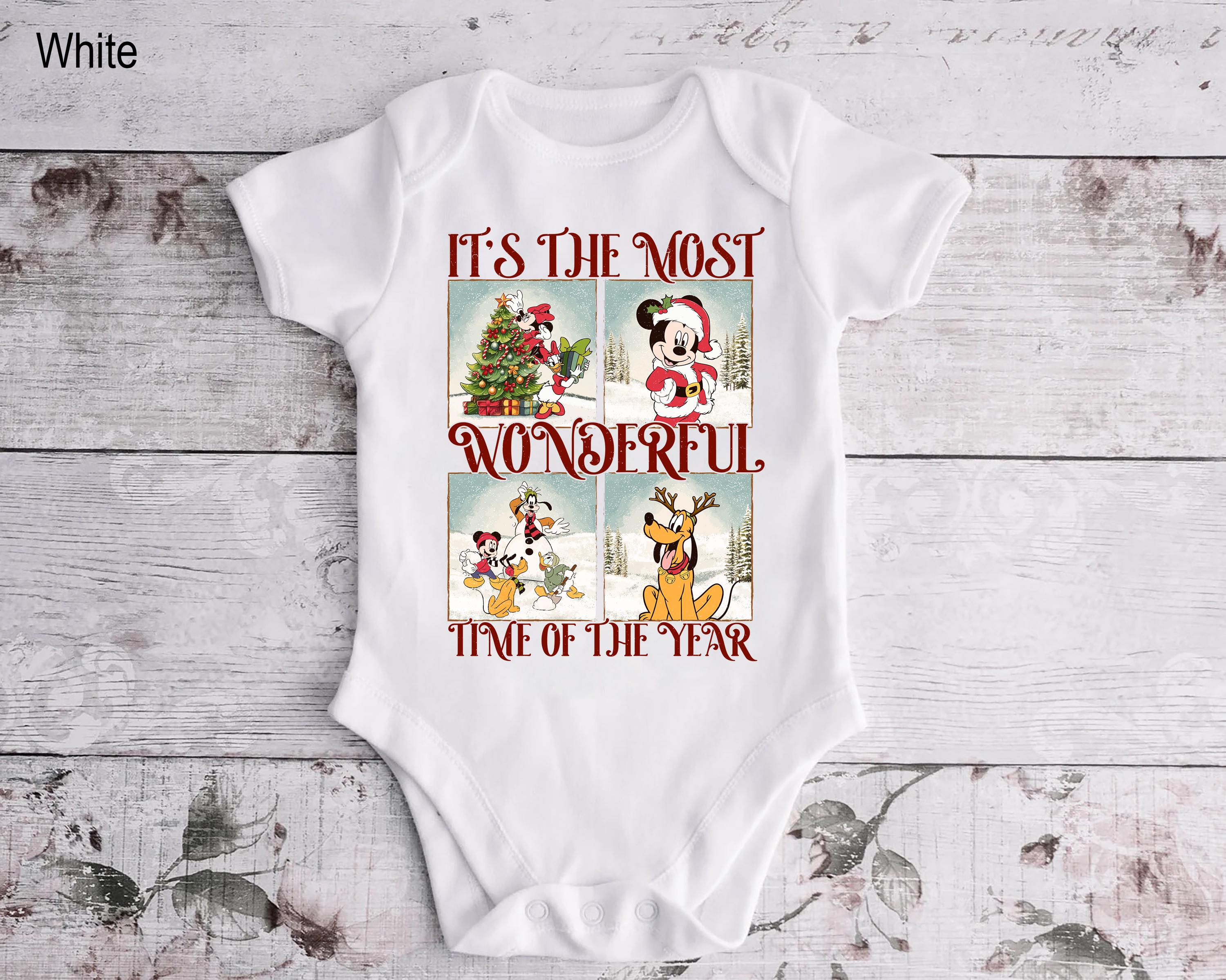 Disney It’s The Most Wonderful Time Of The Year, Mickey and Friends Christmas Shirt, Disney Family Christmas Shirt, Matching Christmas Tee