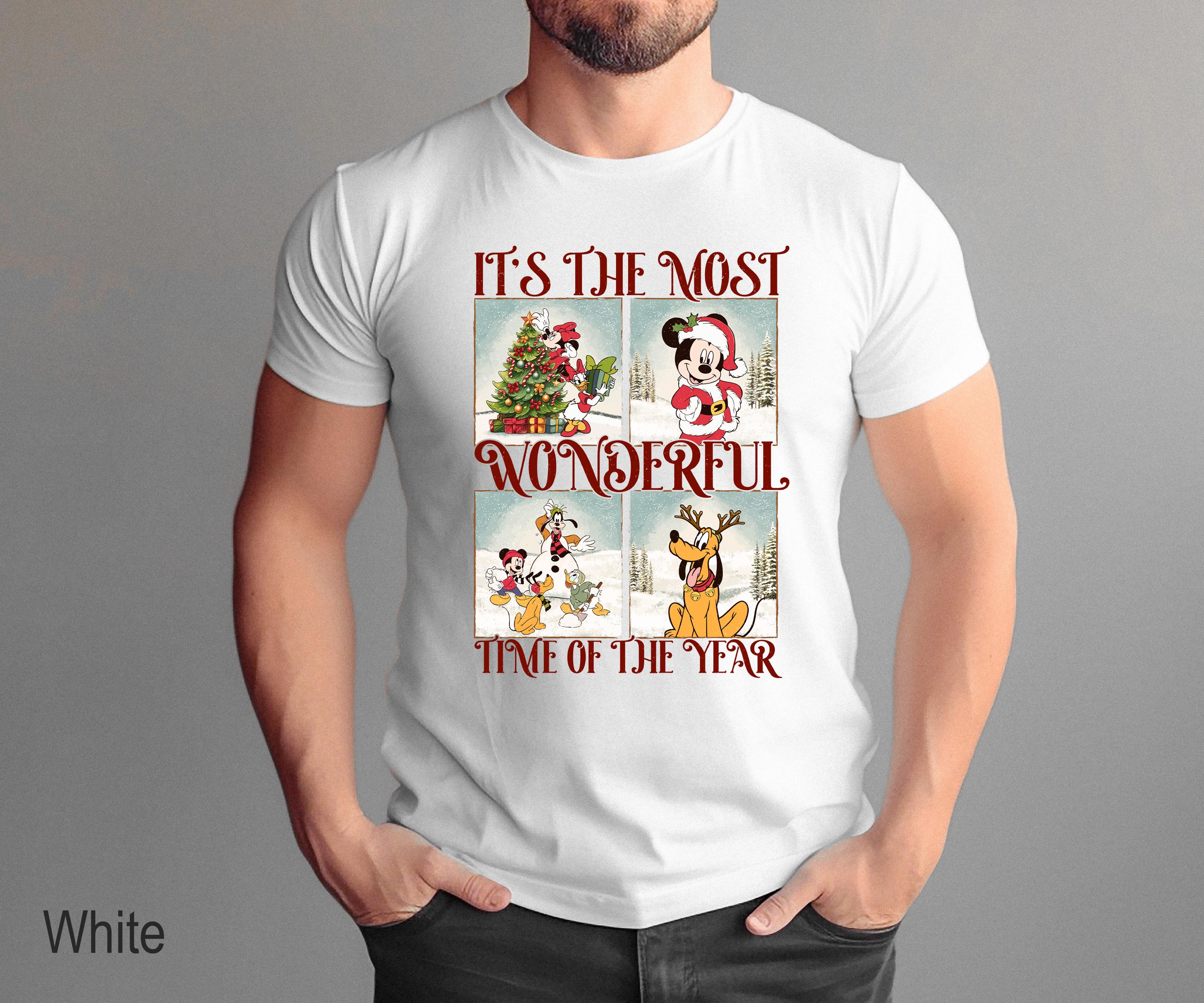 Disney It’s The Most Wonderful Time Of The Year, Mickey and Friends Christmas Shirt, Disney Family Christmas Shirt, Matching Christmas Tee