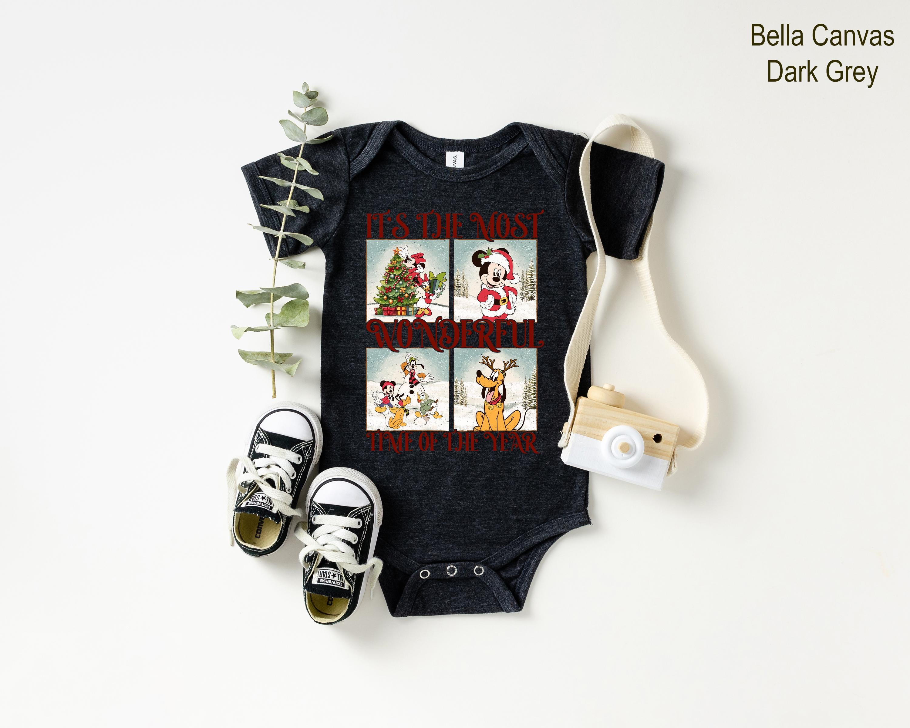 Disney It’s The Most Wonderful Time Of The Year, Mickey and Friends Christmas Shirt, Disney Family Christmas Shirt, Matching Christmas Tee