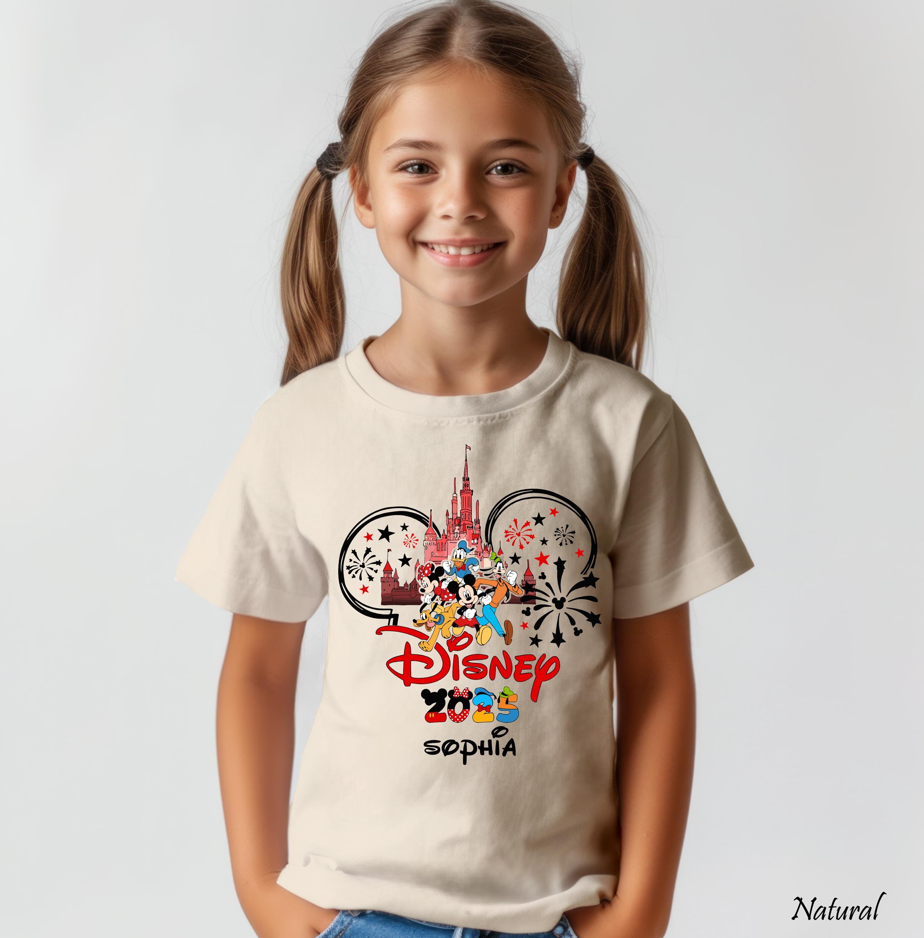 Custom Name Disneyland Shirt,Disney Trip 2026 shirt,Personalized Disney Family Vacation Shirt,Disneyworld Shirt,Disney Family Matching Shirt