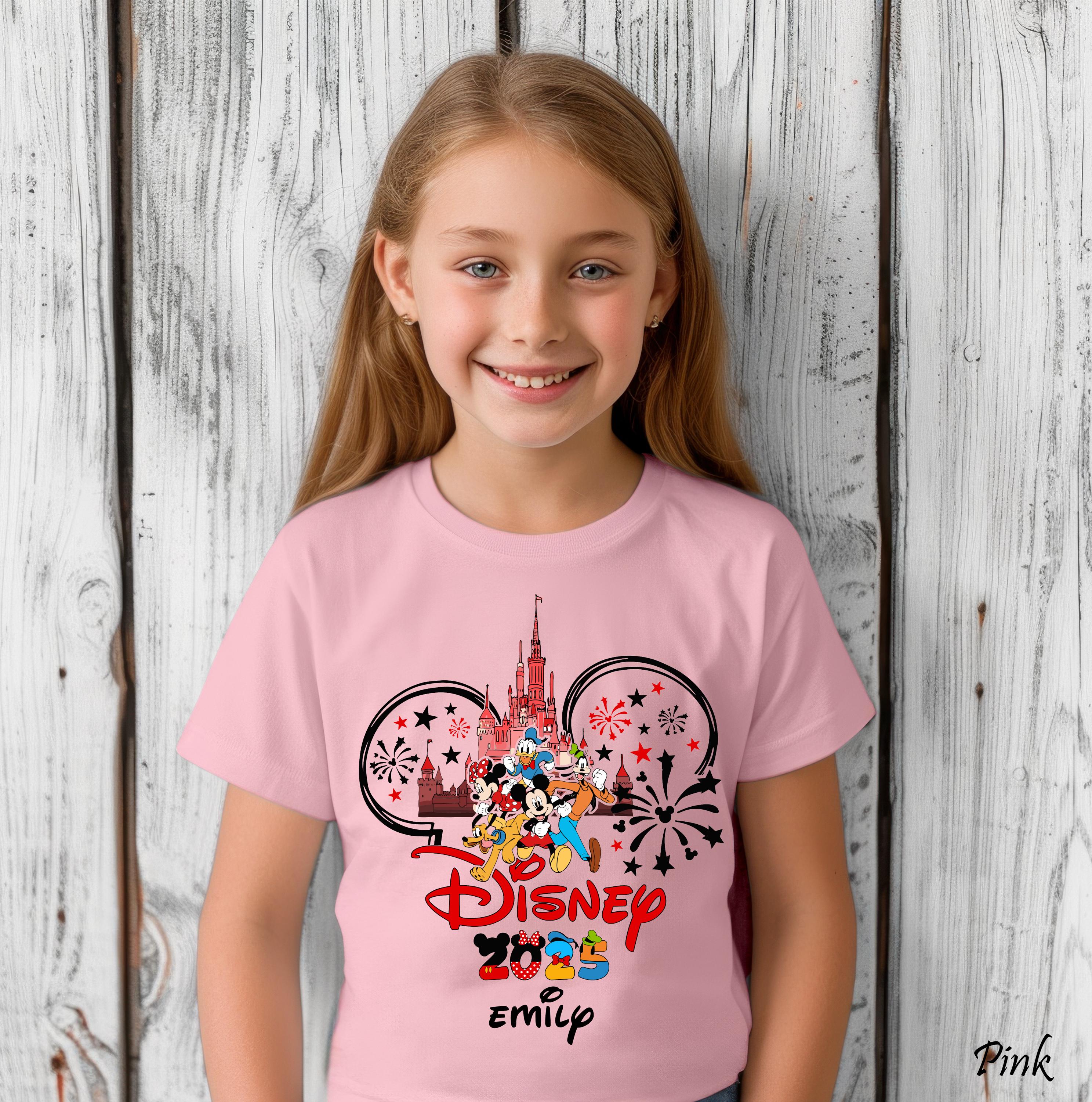 Custom Name Disneyland Shirt,Disney Trip 2026 shirt,Personalized Disney Family Vacation Shirt,Disneyworld Shirt,Disney Family Matching Shirt