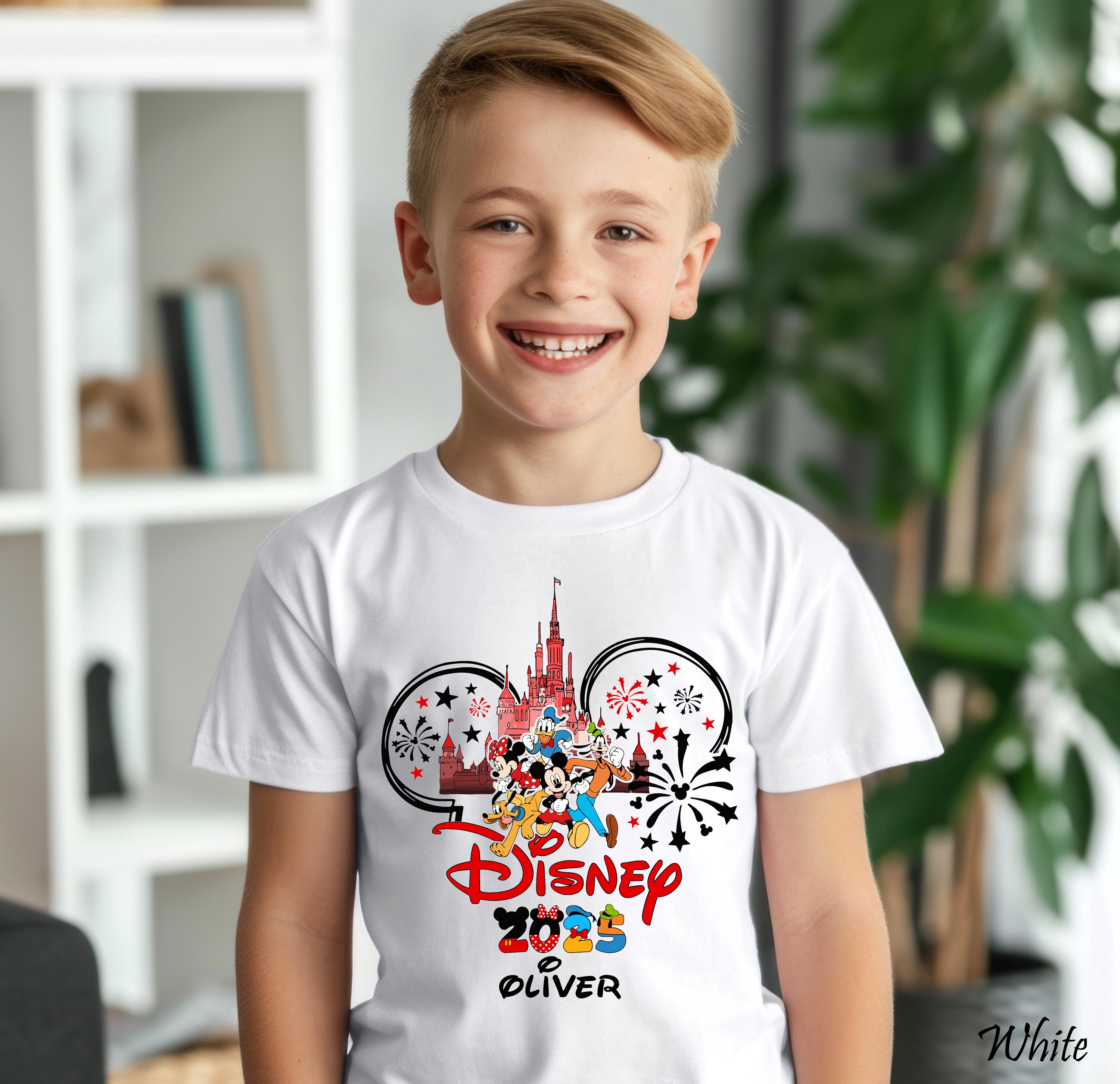 Custom Name Disneyland Shirt,Disney Trip 2026 shirt,Personalized Disney Family Vacation Shirt,Disneyworld Shirt,Disney Family Matching Shirt