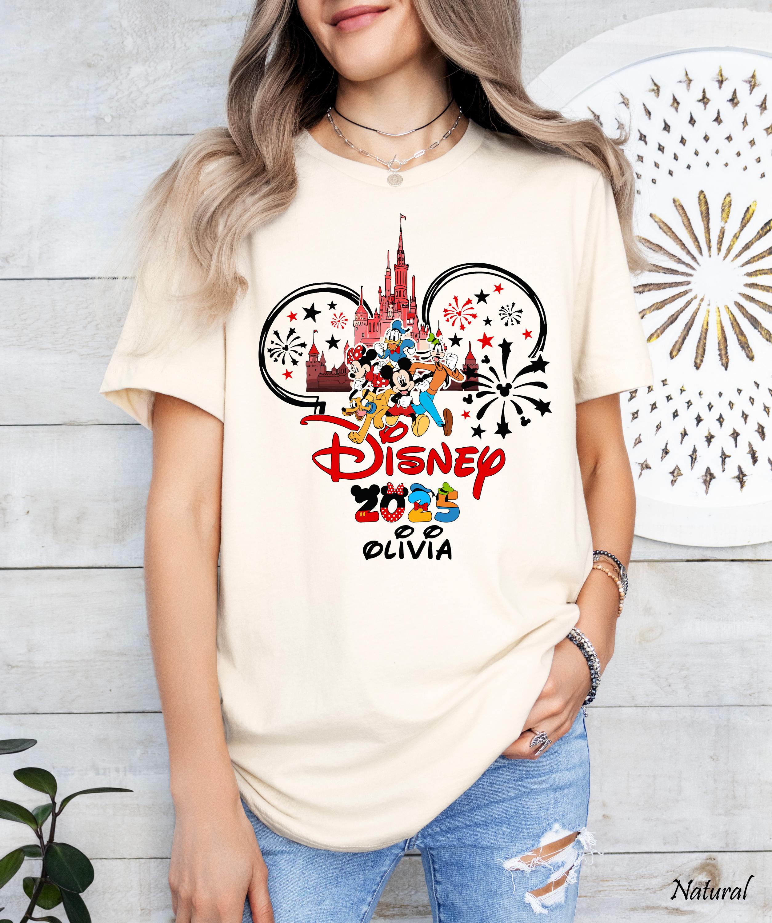 Custom Name Disneyland Shirt,Disney Trip 2026 shirt,Personalized Disney Family Vacation Shirt,Disneyworld Shirt,Disney Family Matching Shirt