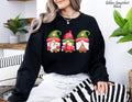 Christmas Gnomes Sweatshirt, Merry Christmas Sweatshirt, Festive Holiday Sweatshirt, Xmas Sweatshirt, Christmas Gift, Buffalo Plaid Gnomes
