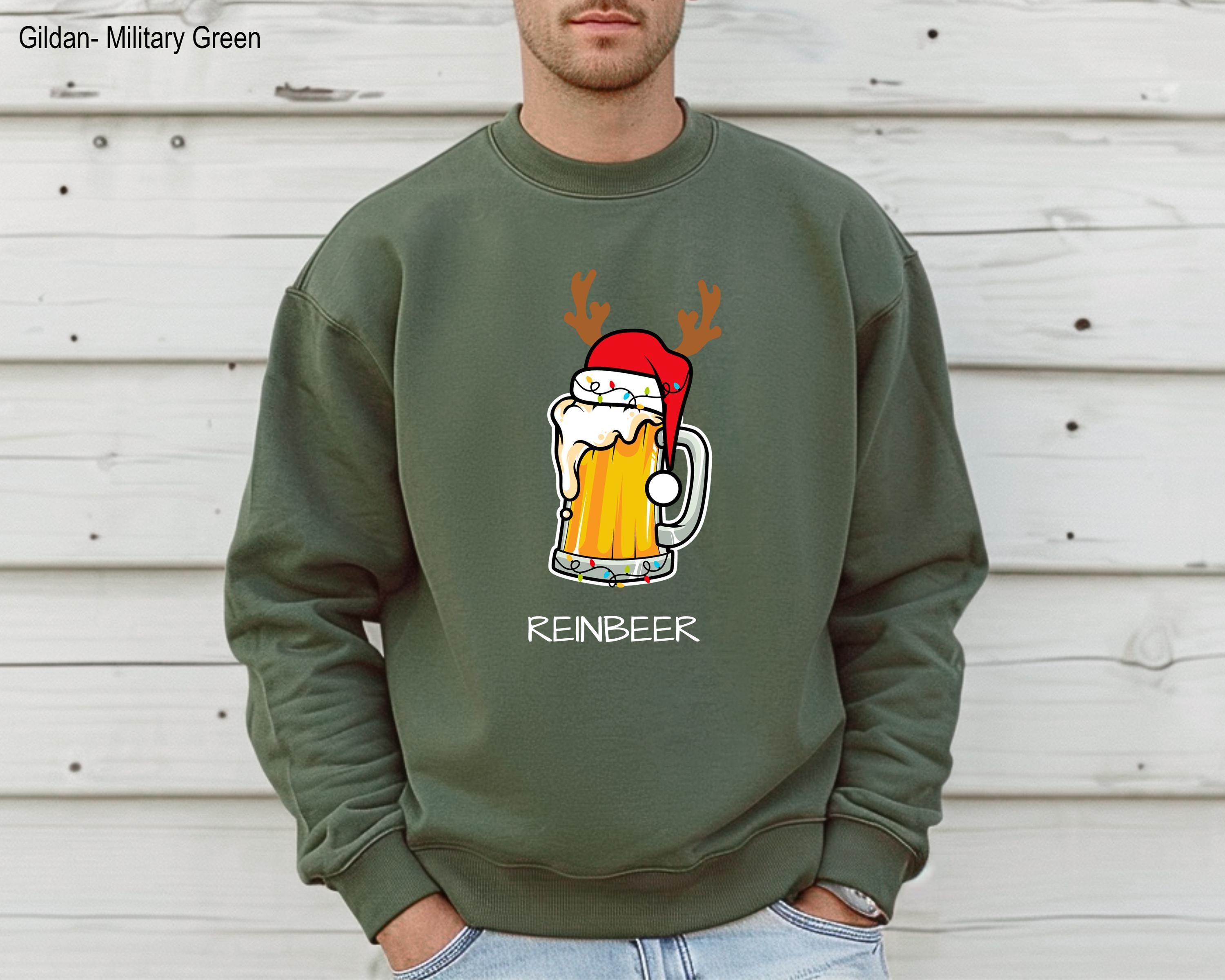 Winedeer Reinbeer Sweatshirts, Christmas Crewnecks, Unisex Sweaters, Funny Couple Christmas Shirts, Christmas Sweatshirt, Couples Sweaters