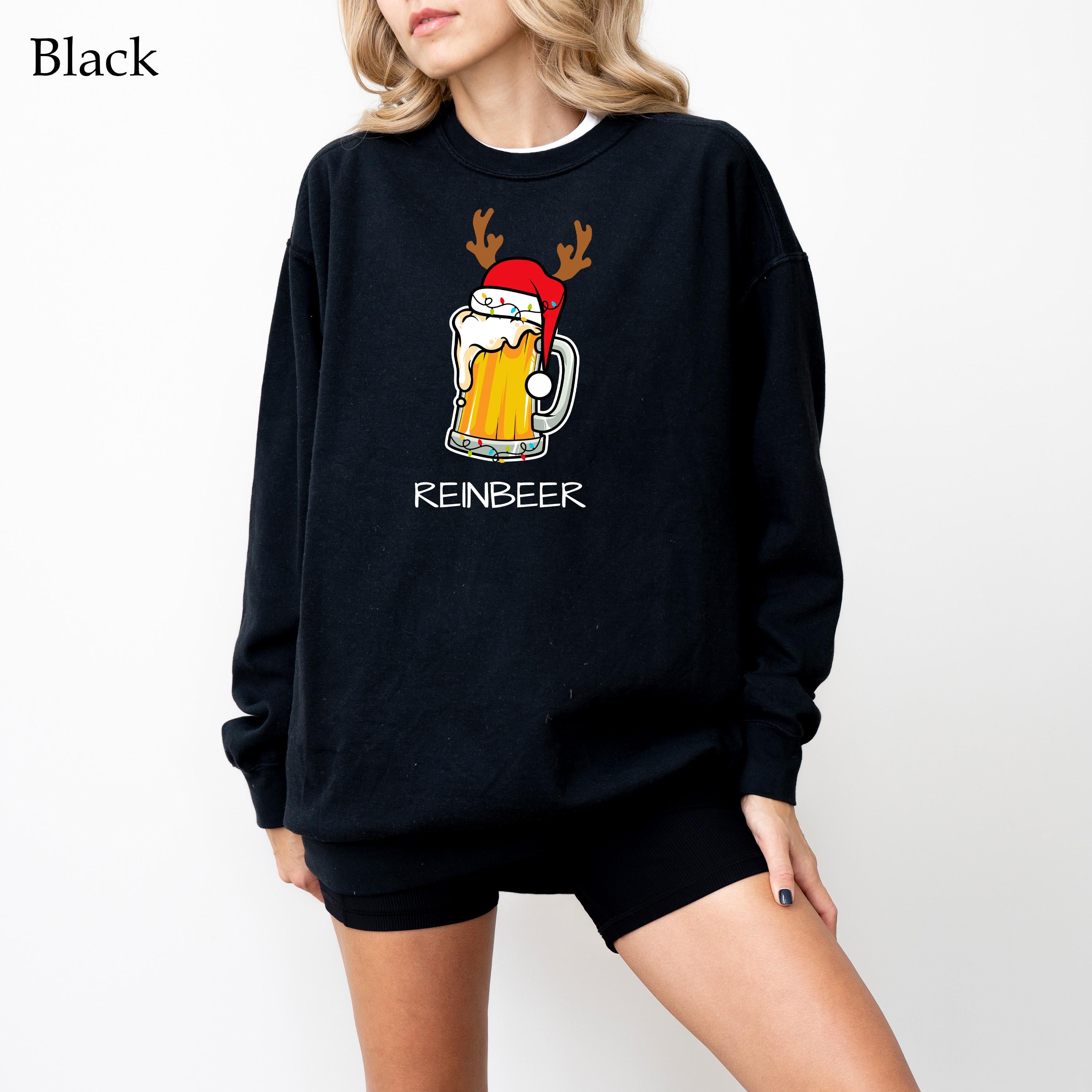 Winedeer Reinbeer Sweatshirts, Christmas Crewnecks, Unisex Sweaters, Funny Couple Christmas Shirts, Christmas Sweatshirt, Couples Sweaters