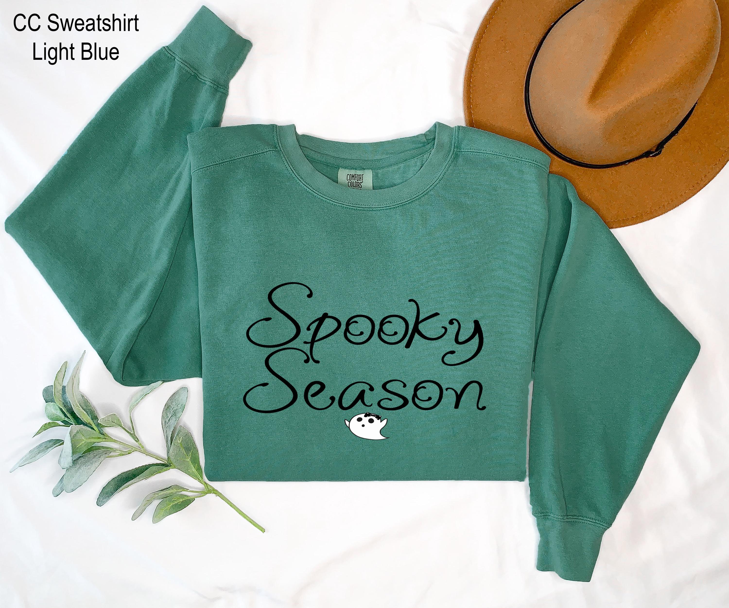 Spooky Season Sweatshirt, Spooky Halloween Shirt, Womens Halloween Shirt, Spooky Fall Shirt, Cute Ghost Halloween Sweatshirt, Ghost Shirt