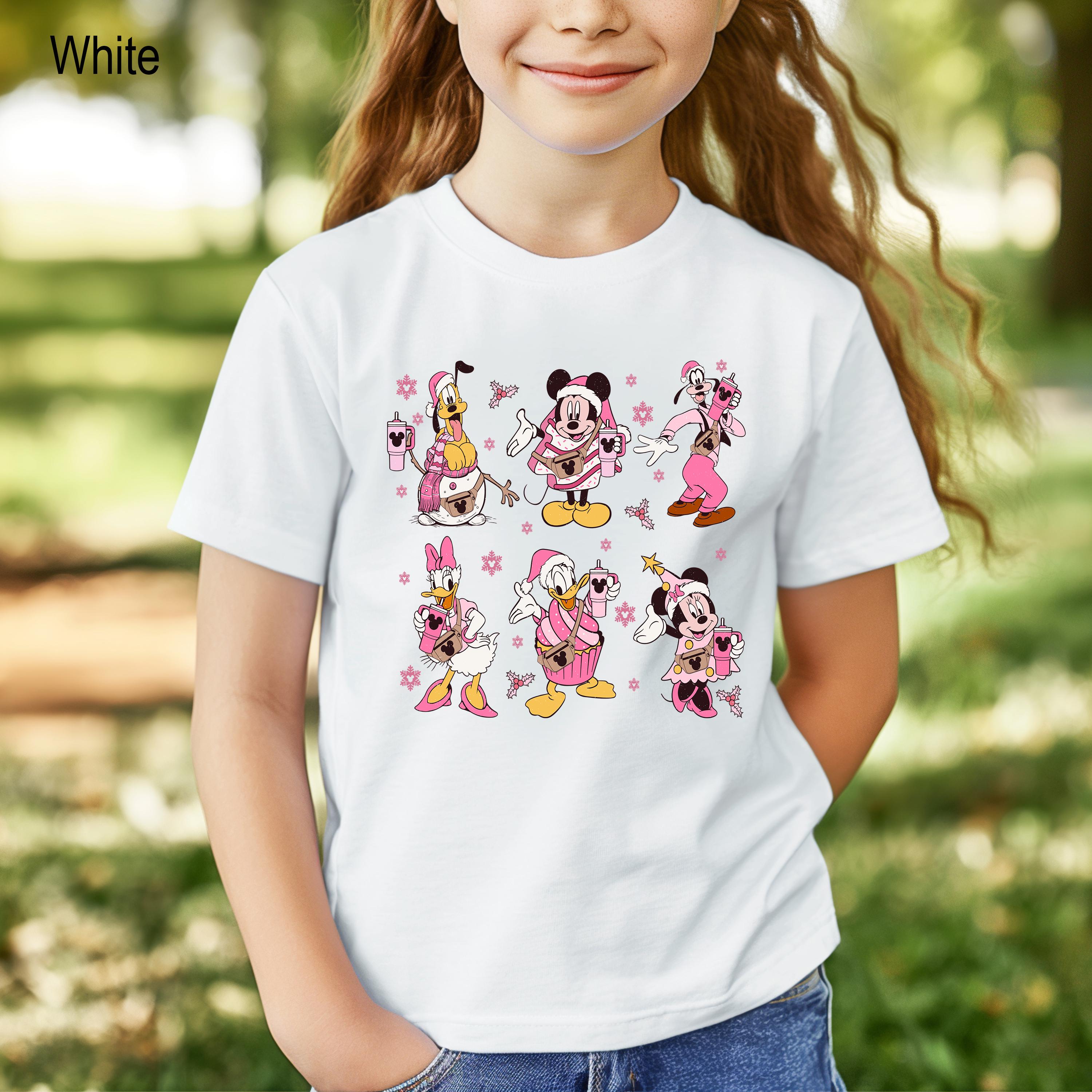 Mickey & Friends Christmas Shirt, Disney Christmas Tee, Disneyland Holiday Vacation Shirt, Disney Retro Shirt, Disney Minnie Mouse  Shirt
