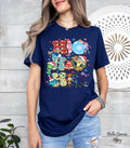 Ho Ho Ho Inside Out Christmas Shirt,Disneyland Family Christmas Shirt,Inside Out Characters Shirt,Disney Emotions Shirt,Mental Health Shirt