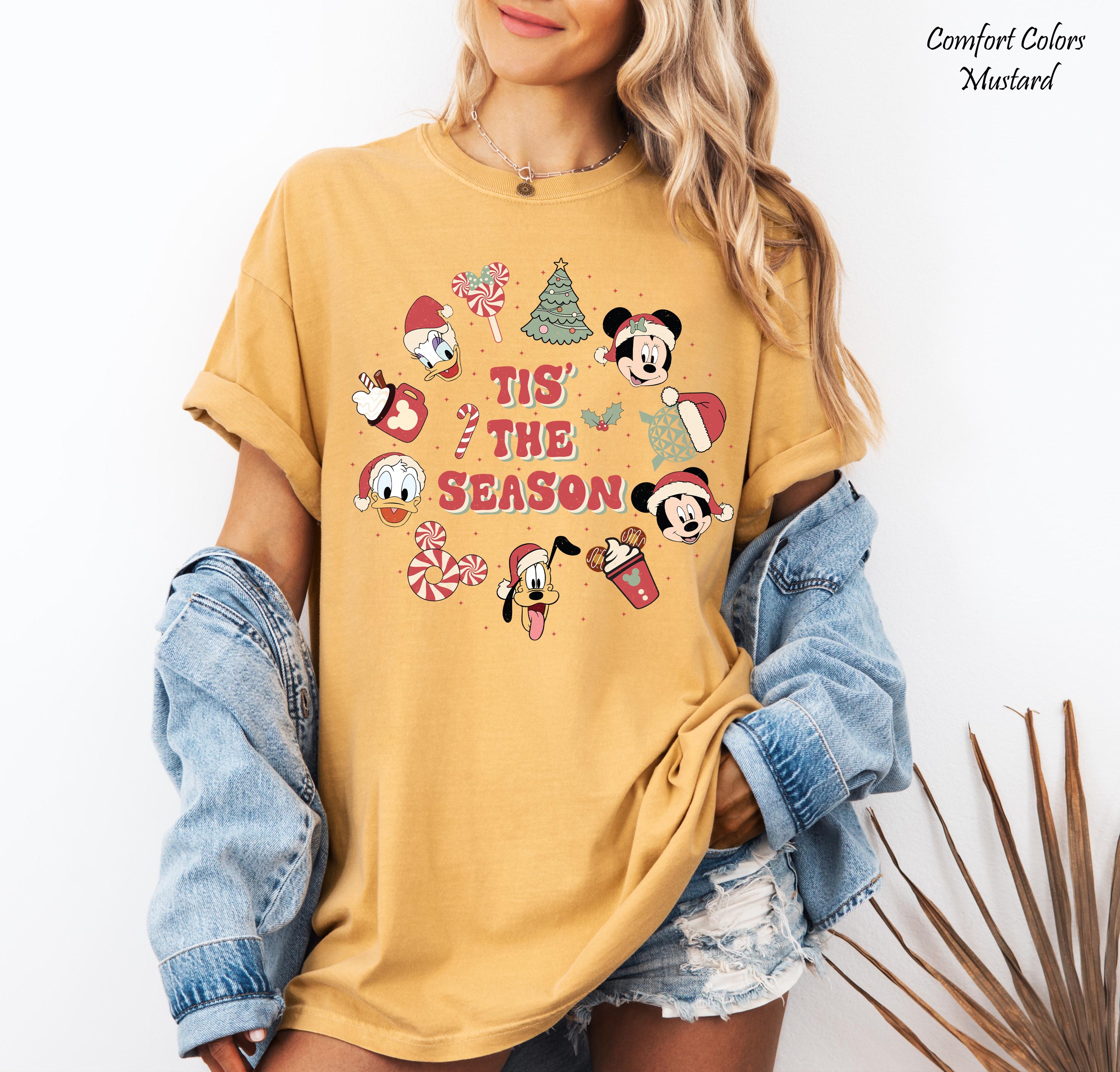 Disney Tis The Season Matching Shirt, Christmas Mickey Shirt, Magic Kingdom Christmas Shirt,Disney Trip shirt,Disney Family Vacation Shirt