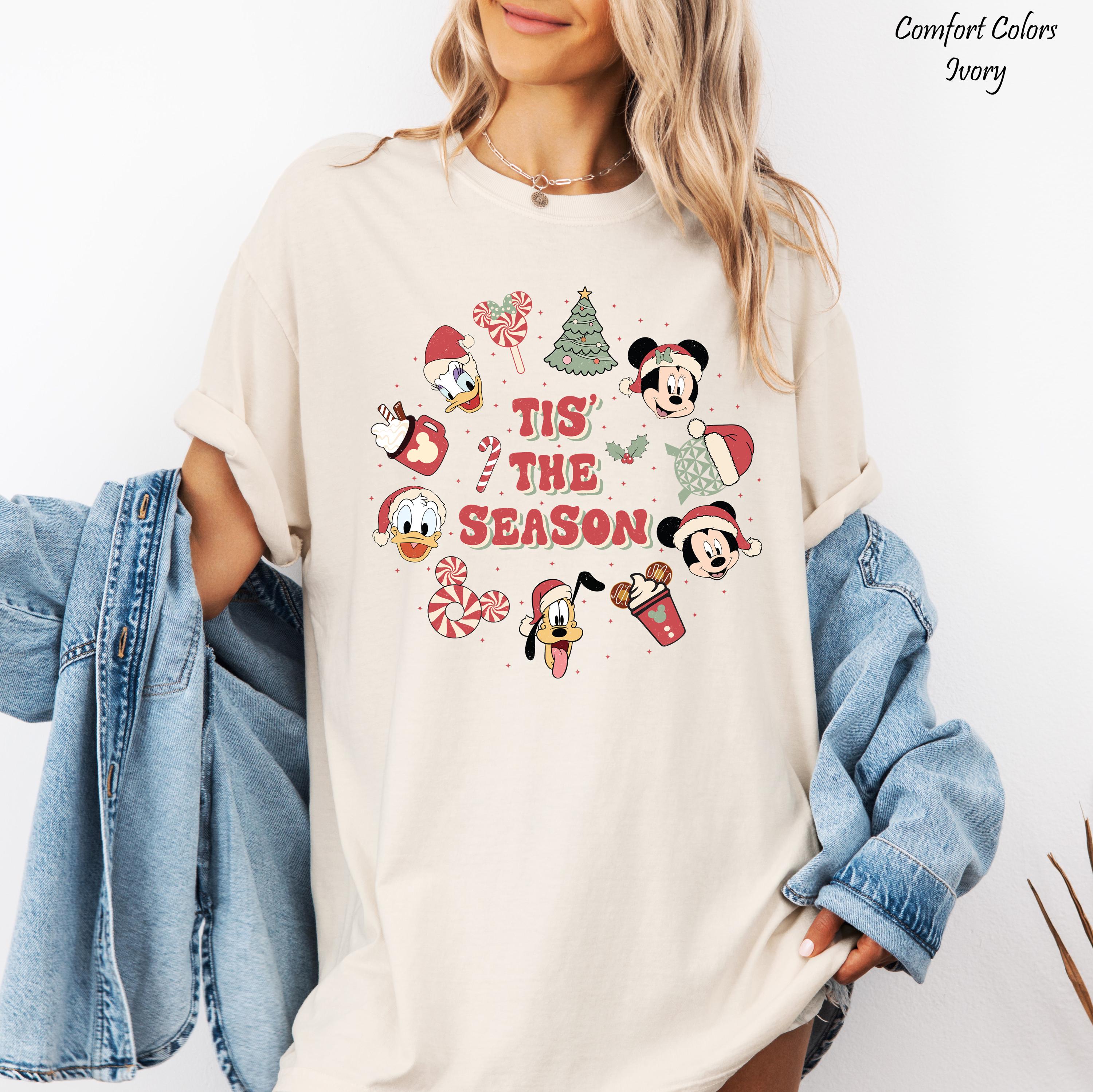 Disney Tis The Season Matching Shirt, Christmas Mickey Shirt, Magic Kingdom Christmas Shirt,Disney Trip shirt,Disney Family Vacation Shirt