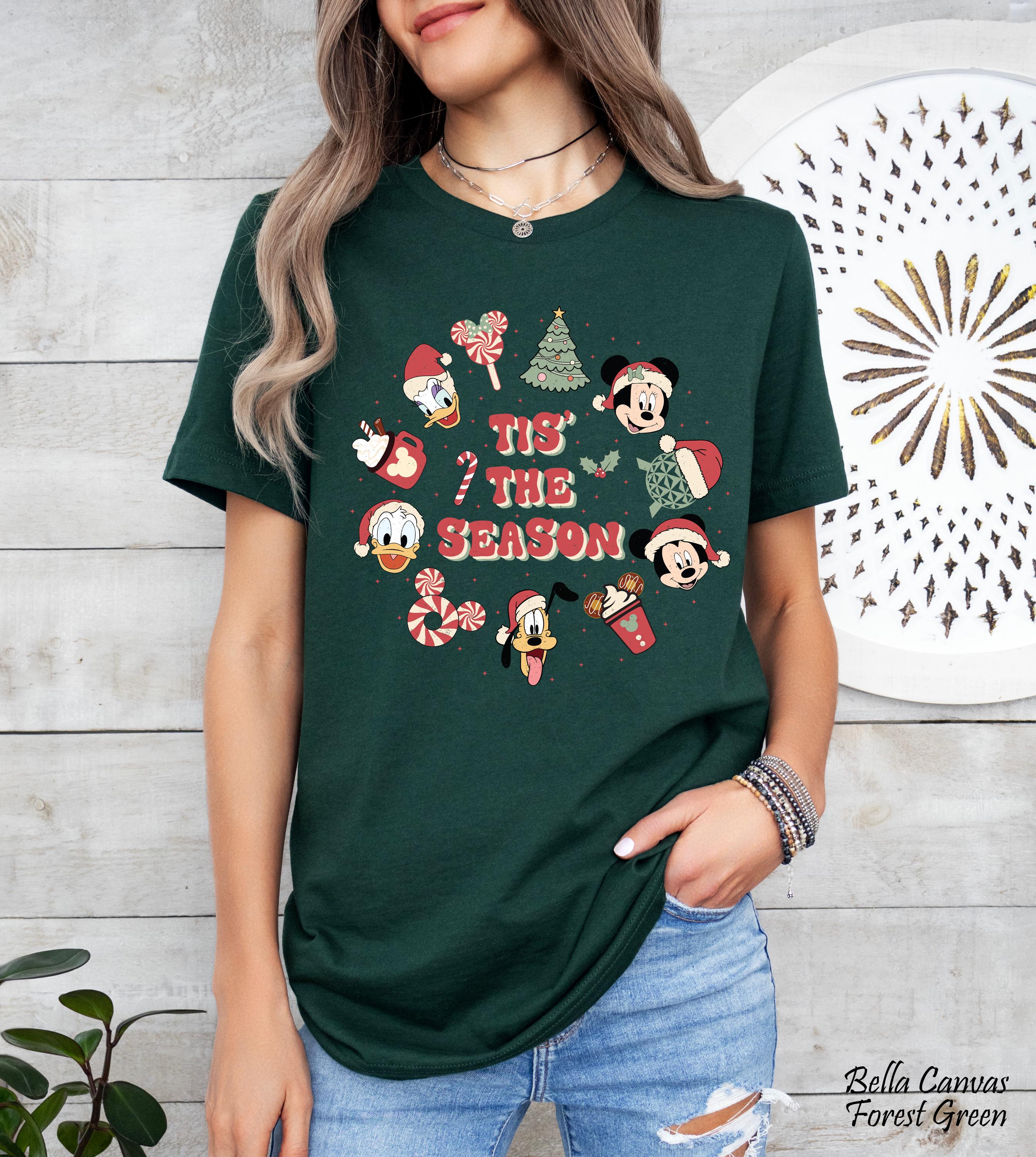 Disney Tis The Season Matching Shirt, Christmas Mickey Shirt, Magic Kingdom Christmas Shirt,Disney Trip shirt,Disney Family Vacation Shirt