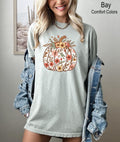Fall Season Floral Pumpkin Shirt,Cozy Thanksgiving Autumn T-Shirt,Flower Pumpkin Shirt, Halloween Pumpkin Shirt, Floral Pumpkin Season Tee