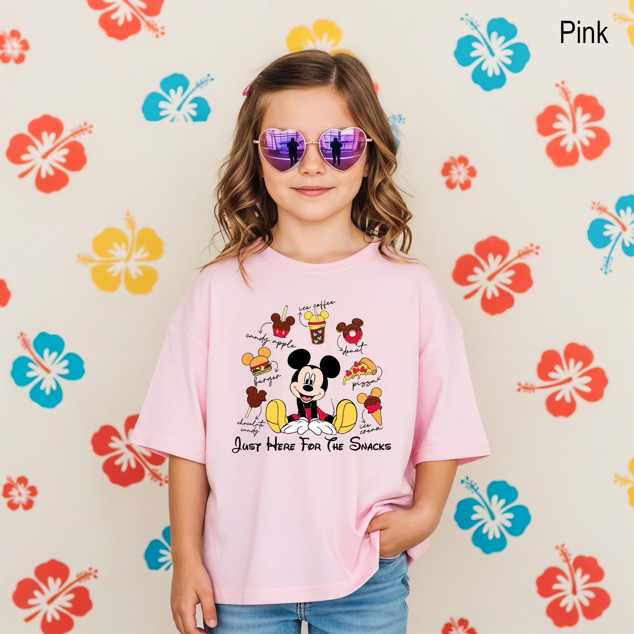 Just Here for the Snacks Shirt, Disney Mickey Snacks Shirt, Disney Vacay Mode, Disney Shirt, WDW Family Trip Tee, Disney Food Shirt