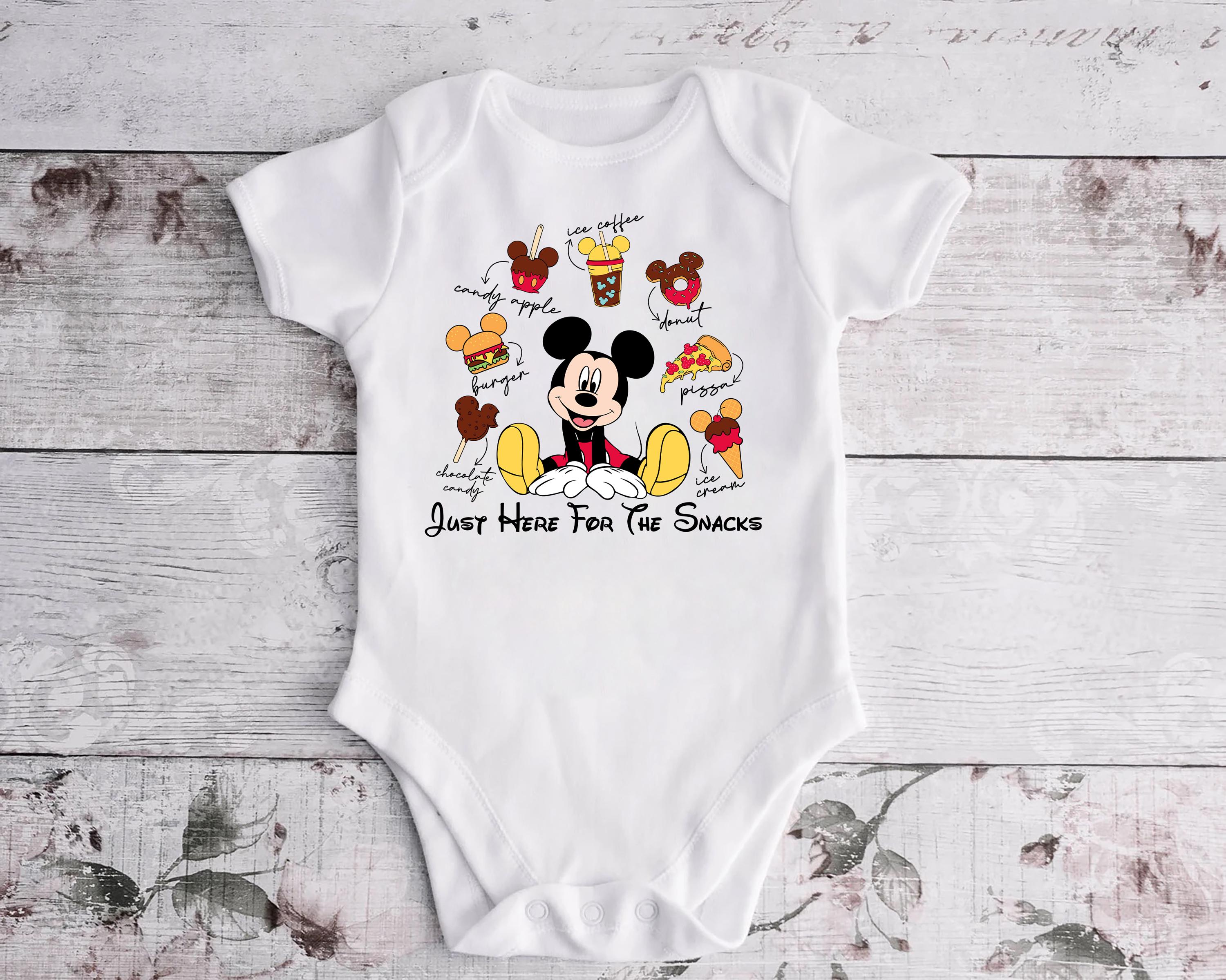 Just Here for the Snacks Shirt, Disney Mickey Snacks Shirt, Disney Vacay Mode, Disney Shirt, WDW Family Trip Tee, Disney Food Shirt