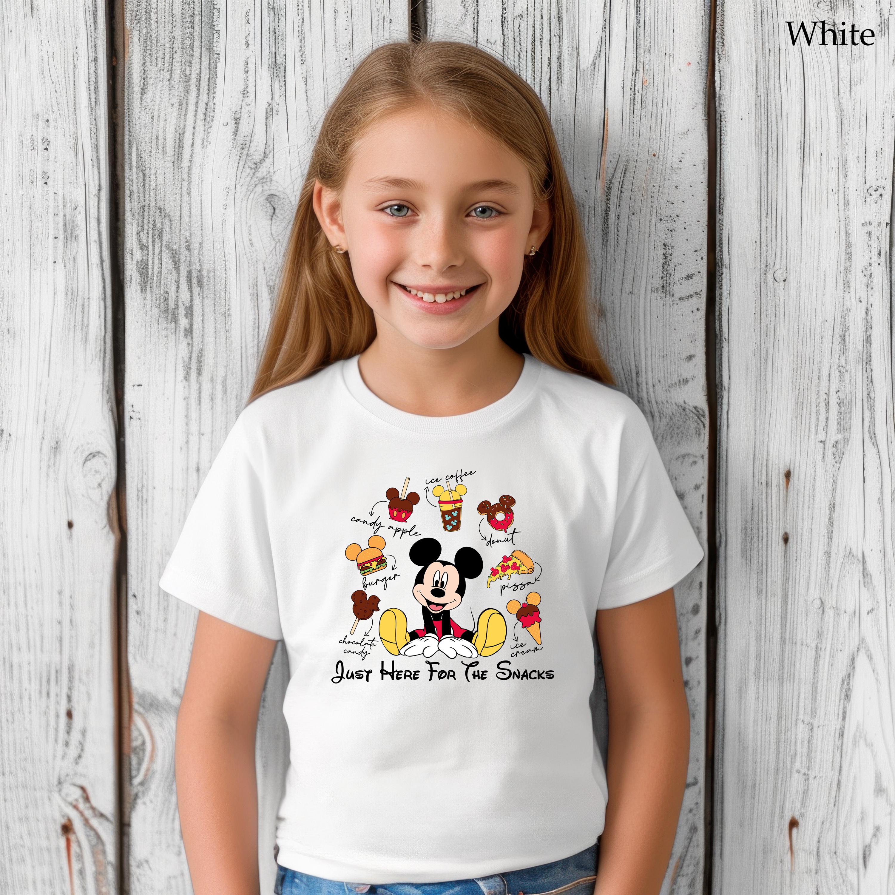 Just Here for the Snacks Shirt, Disney Mickey Snacks Shirt, Disney Vacay Mode, Disney Shirt, WDW Family Trip Tee, Disney Food Shirt