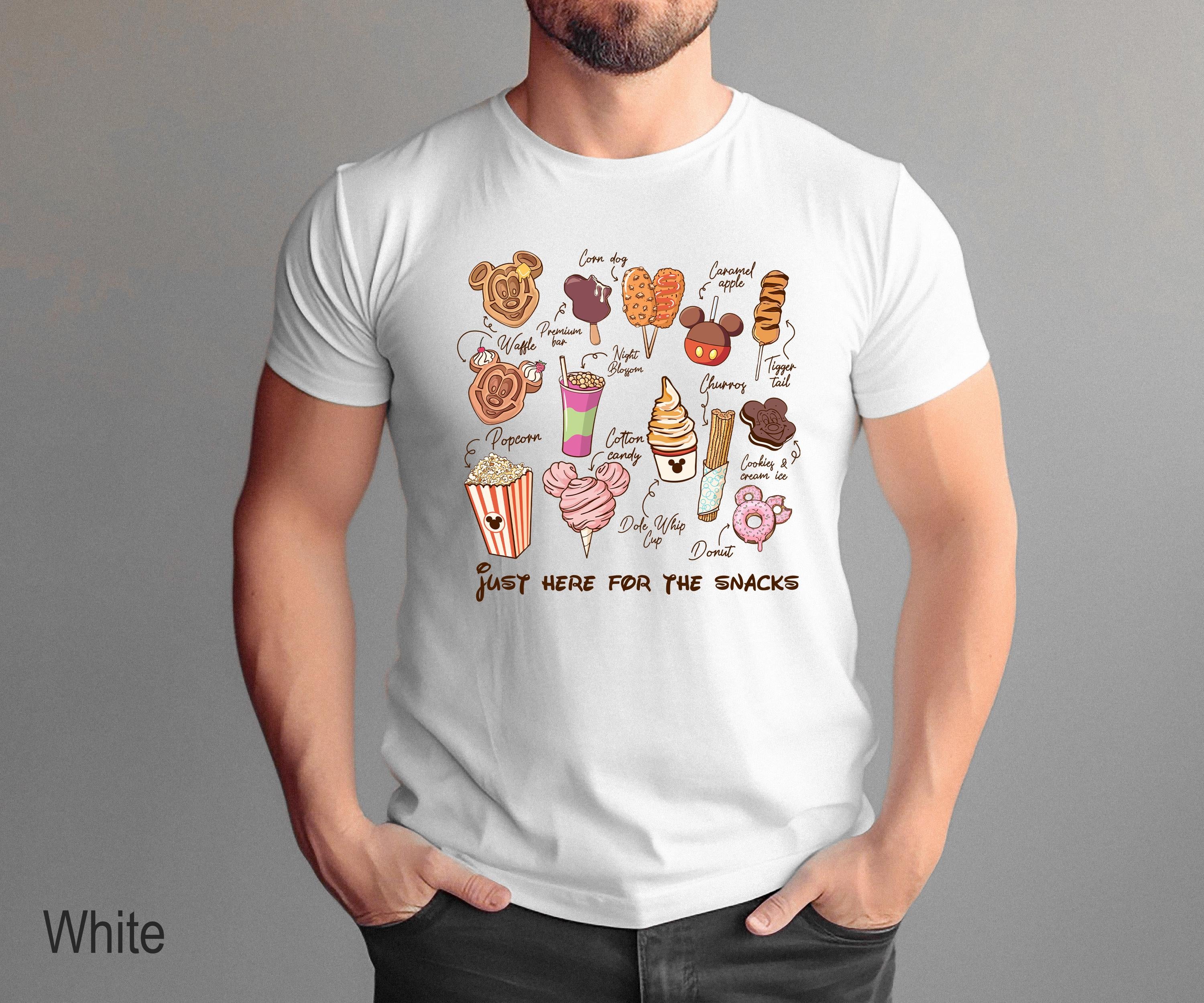 Just Here For The Snacks Shirt,Mickey Mouse Shirt,Disney Snacks Shirt,Disney Food Tour Tees,Disney Vacay Mode,Mickey Minnie Snacking Shirt