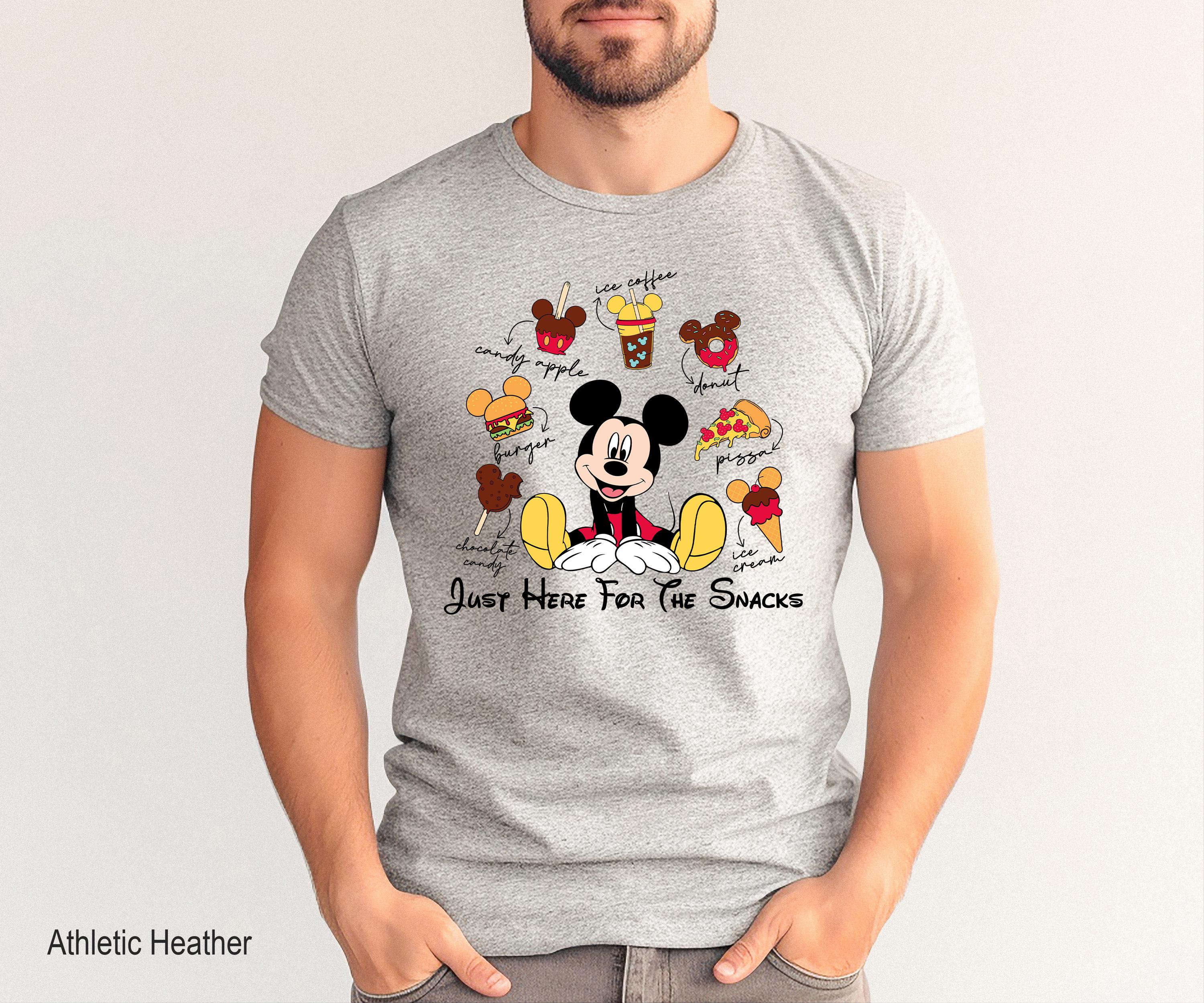 Just Here for the Snacks Shirt, Disney Mickey Snacks Shirt, Disney Vacay Mode, Disney Shirt, WDW Family Trip Tee, Disney Food Shirt