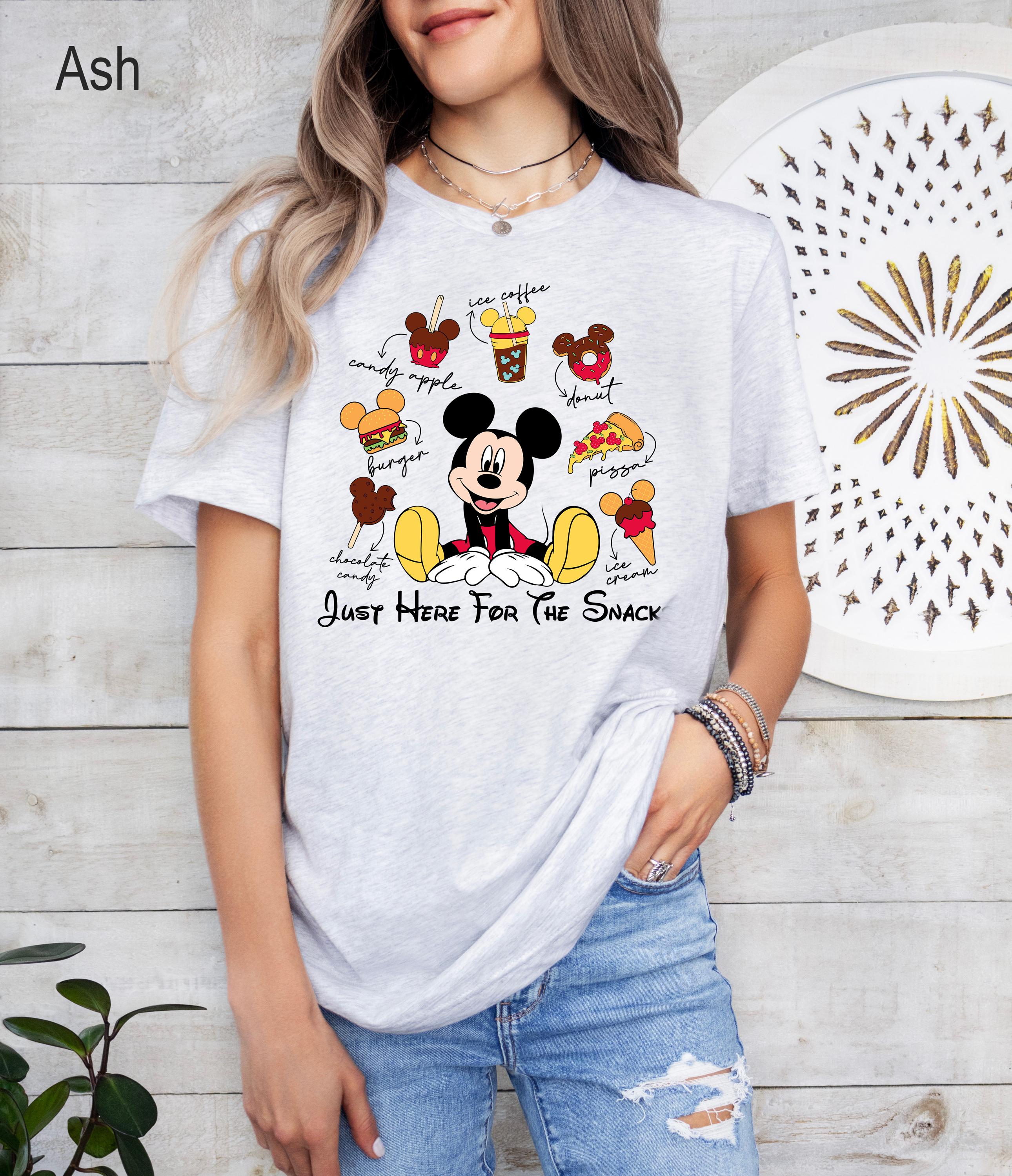 Just Here for the Snacks Shirt, Disney Mickey Snacks Shirt, Disney Vacay Mode, Disney Shirt, WDW Family Trip Tee, Disney Food Shirt