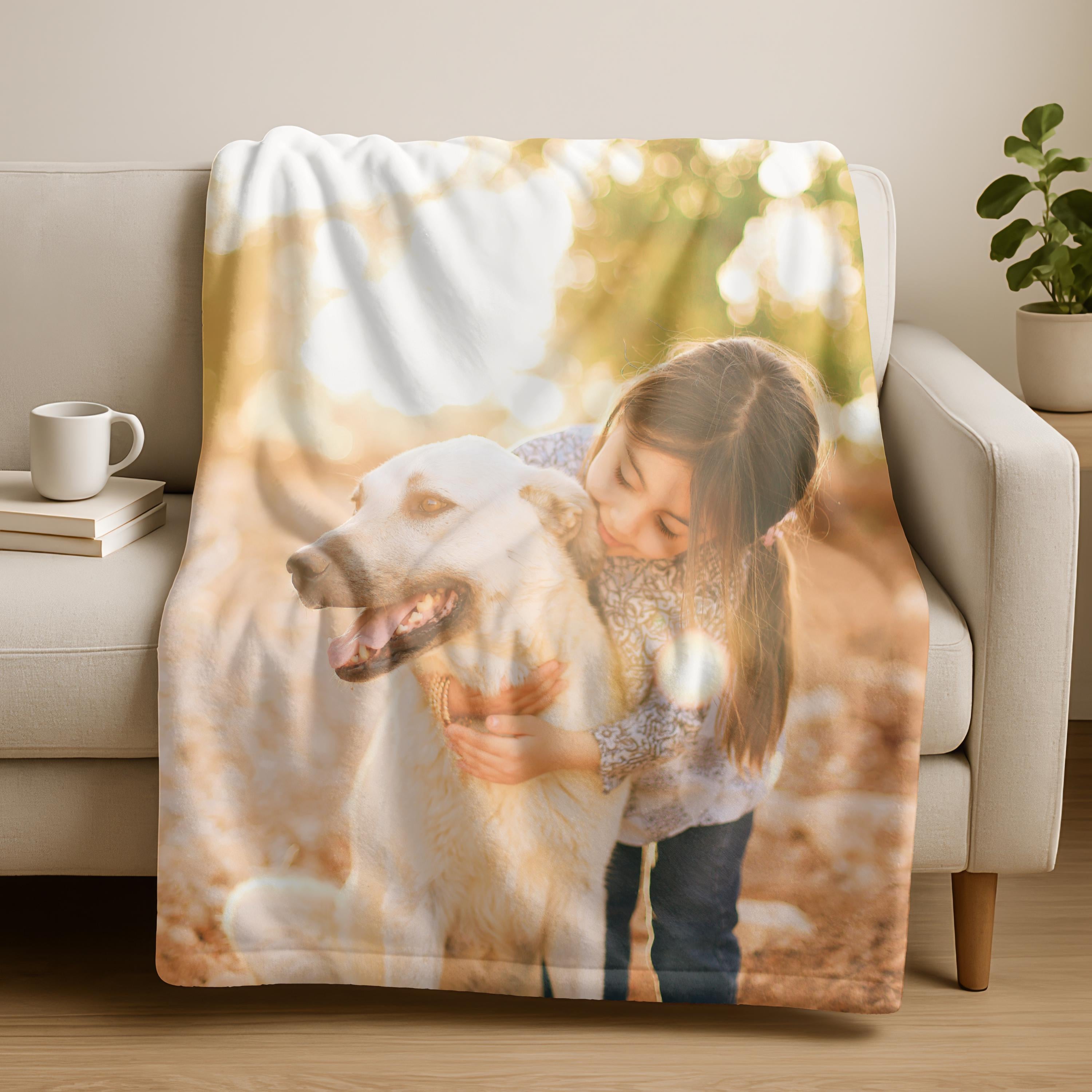Customizable Photo Blanket, Family & Friends Custom Gifts, Special Memory Keepsake for Wedding, Custom Family Collage Photo Blanket Gifts