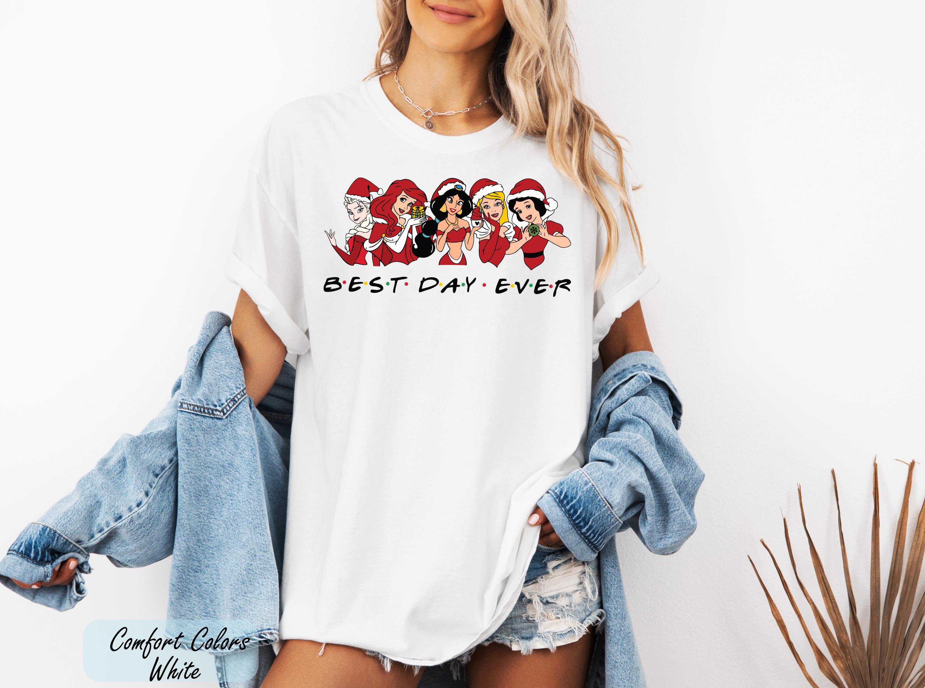 Disney Princess Christmas Shirt, Best Day Ever Princess Shirt, Mickey's Very Merry Christmas Party Shirts,  Elsa Jasmine Disney Girl Trip