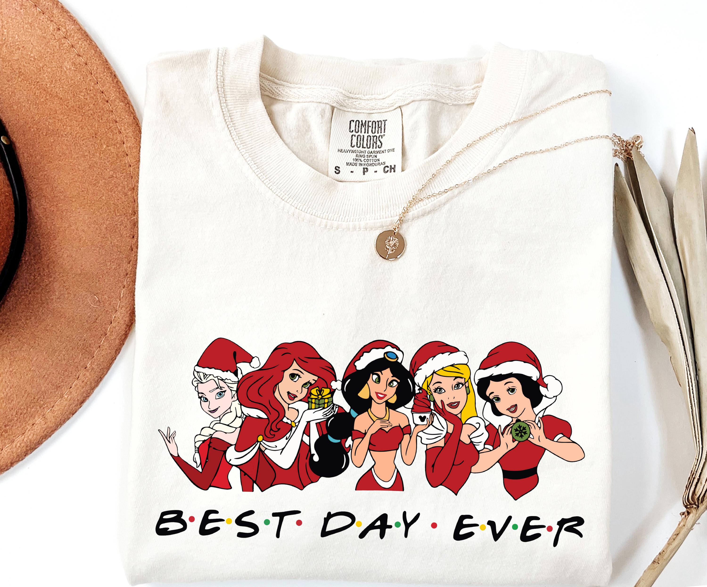 Disney Princess Christmas Shirt, Best Day Ever Princess Shirt, Mickey's Very Merry Christmas Party Shirts,  Elsa Jasmine Disney Girl Trip