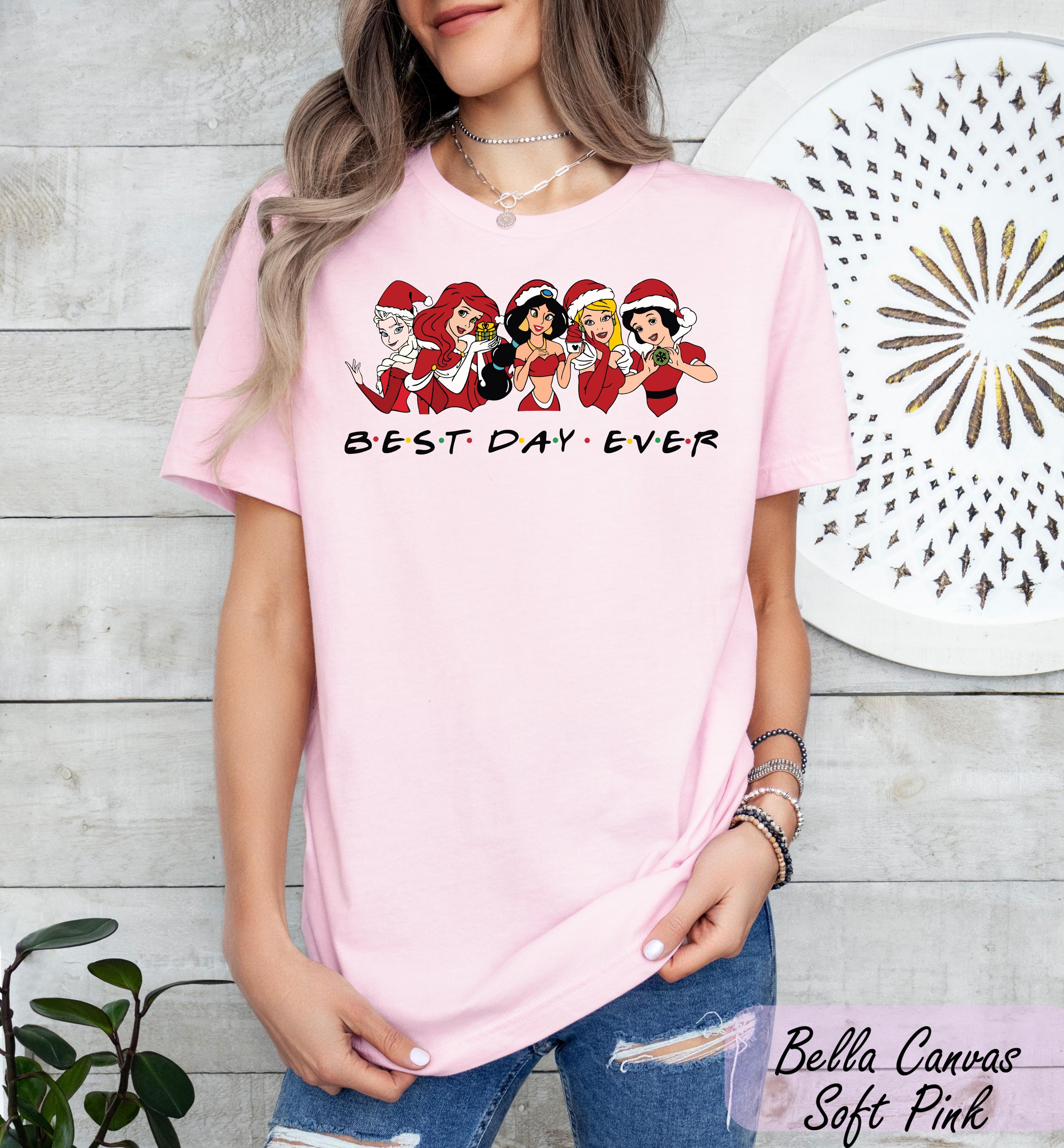 Disney Princess Christmas Shirt, Best Day Ever Princess Shirt, Mickey's Very Merry Christmas Party Shirts,  Elsa Jasmine Disney Girl Trip